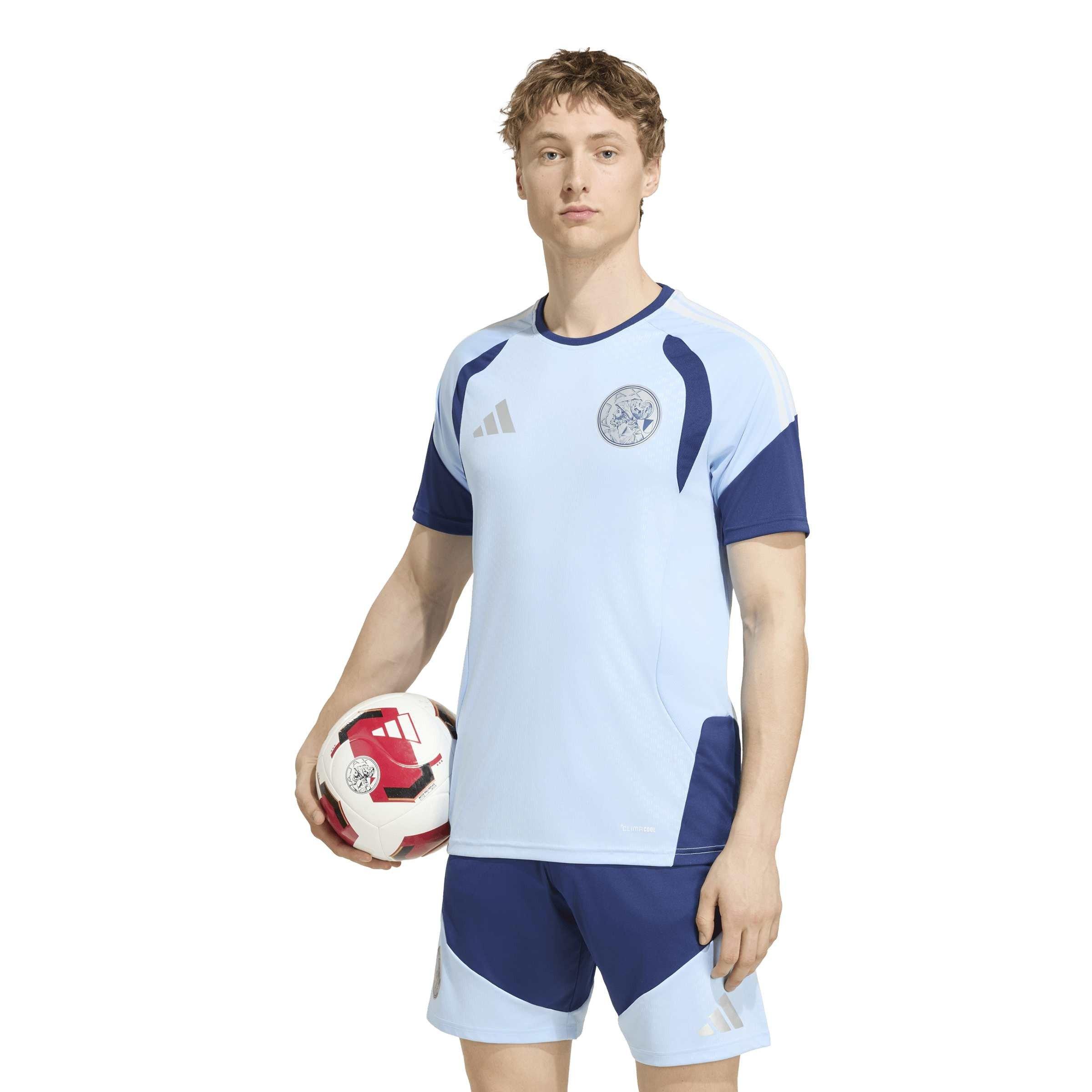 Azul/Marinheiro - adidas - Men's Ajax Amsterdam Training T-Shirt - 3