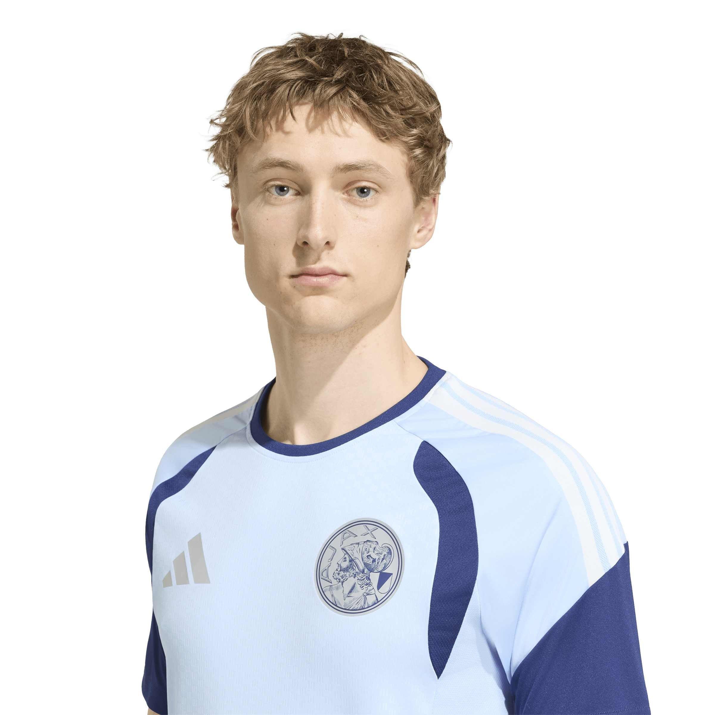 Azul/Marinheiro - adidas - Men's Ajax Amsterdam Training T-Shirt - 5