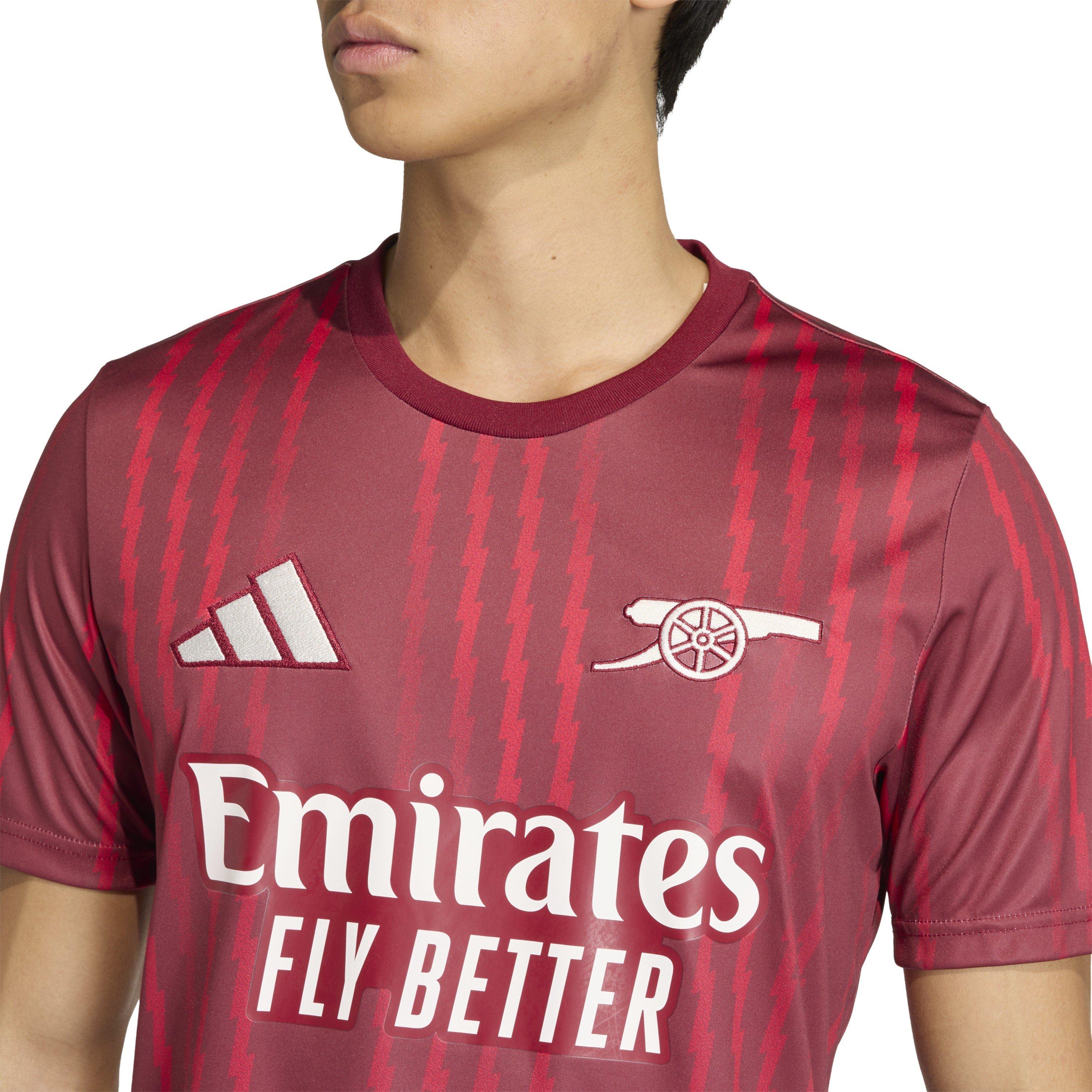 Red/Orange - adidas - Arsenal FC 2025 2026 Pre-Match Jersey - 5