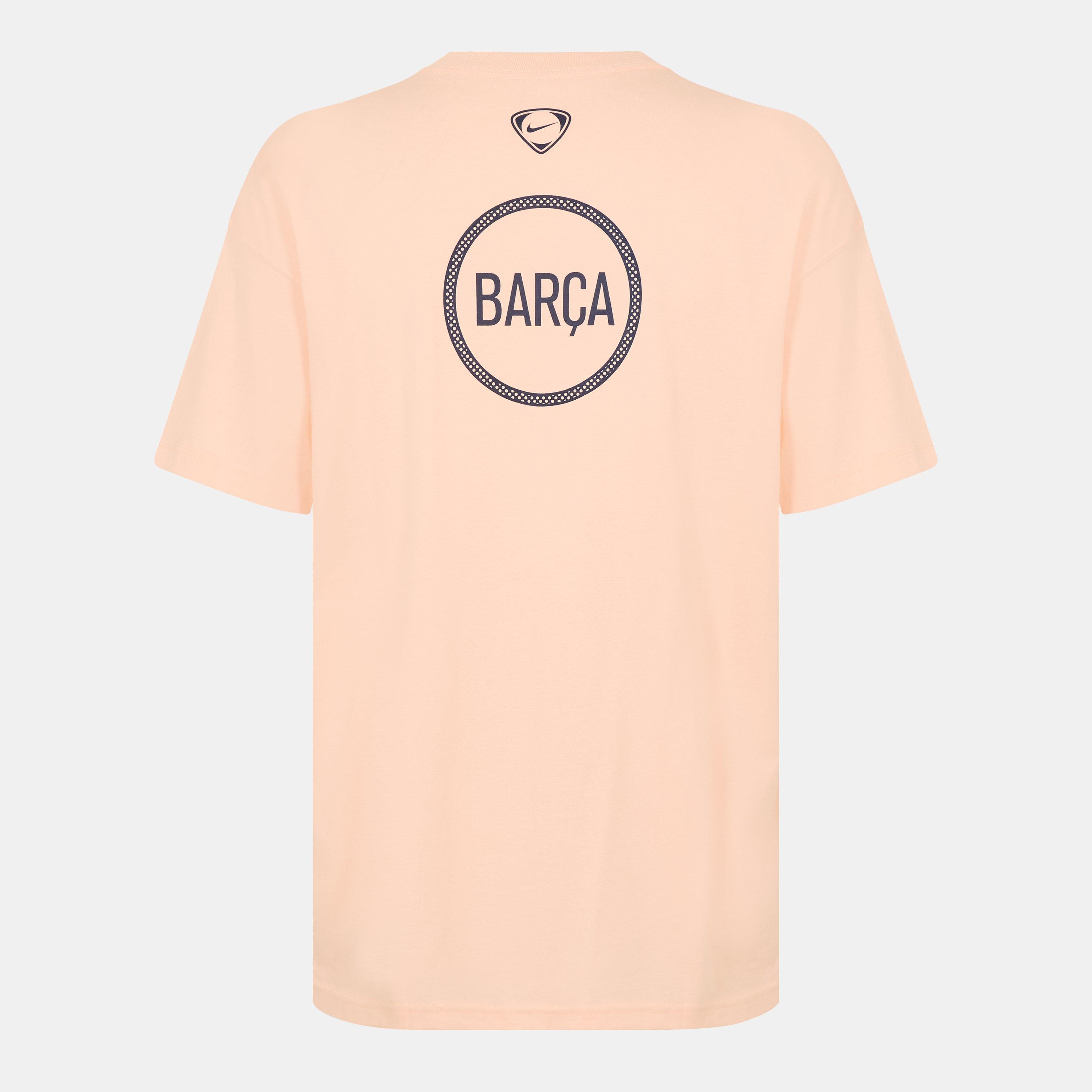 Beige/Orange - Nike - Barcelona T90 T-Shirt Adults - 2