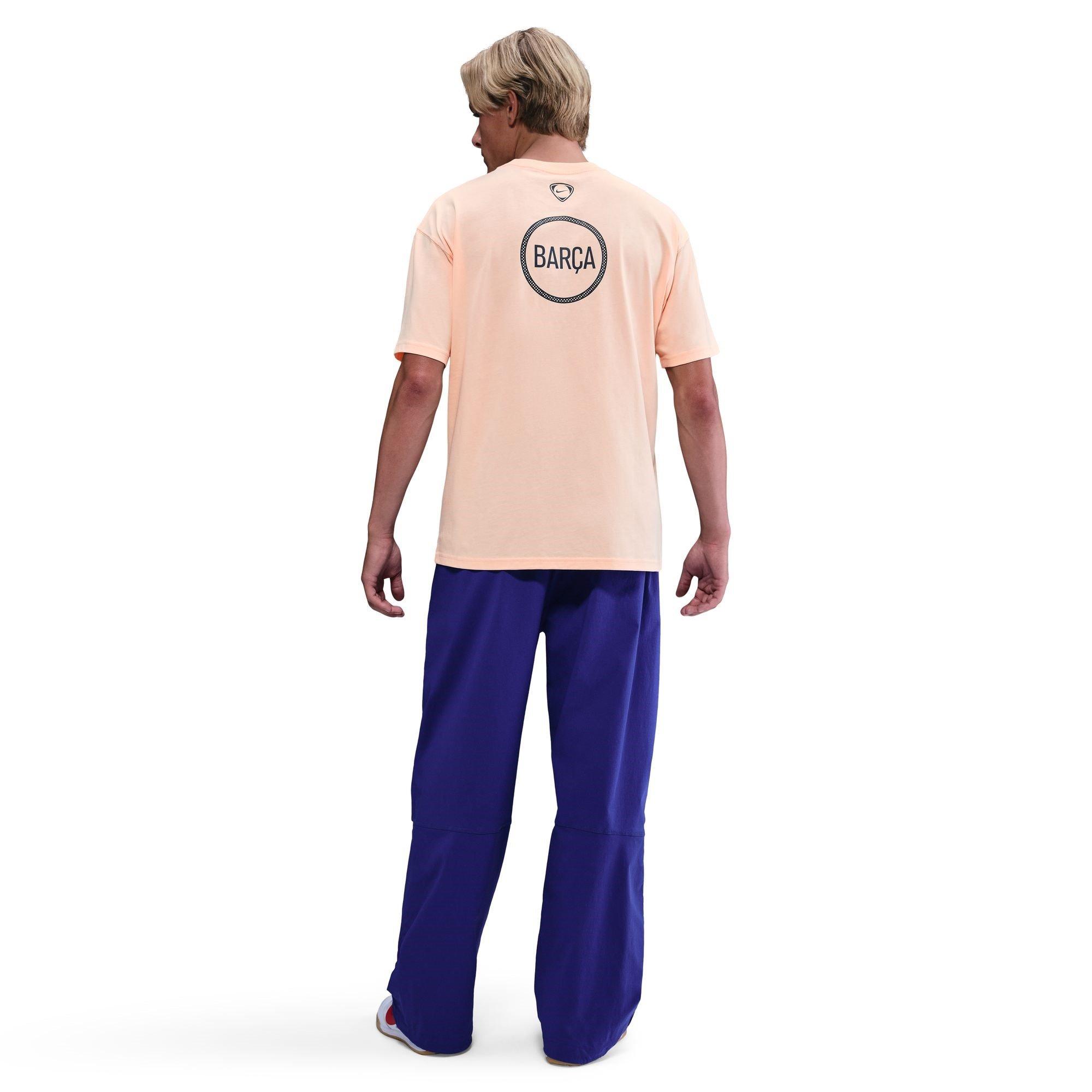 Beige/Orange - Nike - Barcelona T90 T-Shirt Adults - 4