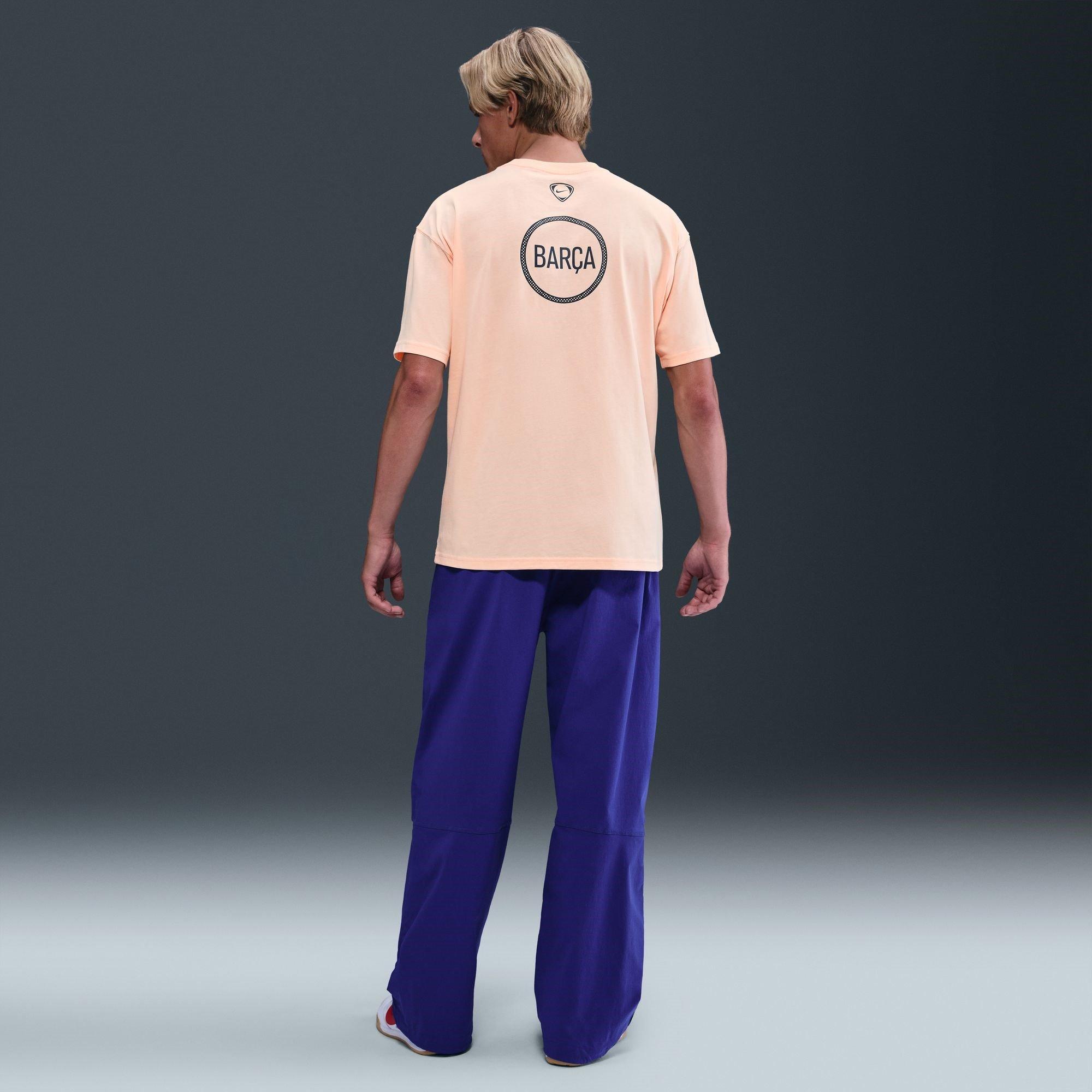 Beige/Orange - Nike - Barcelona T90 T-Shirt Adults - 8
