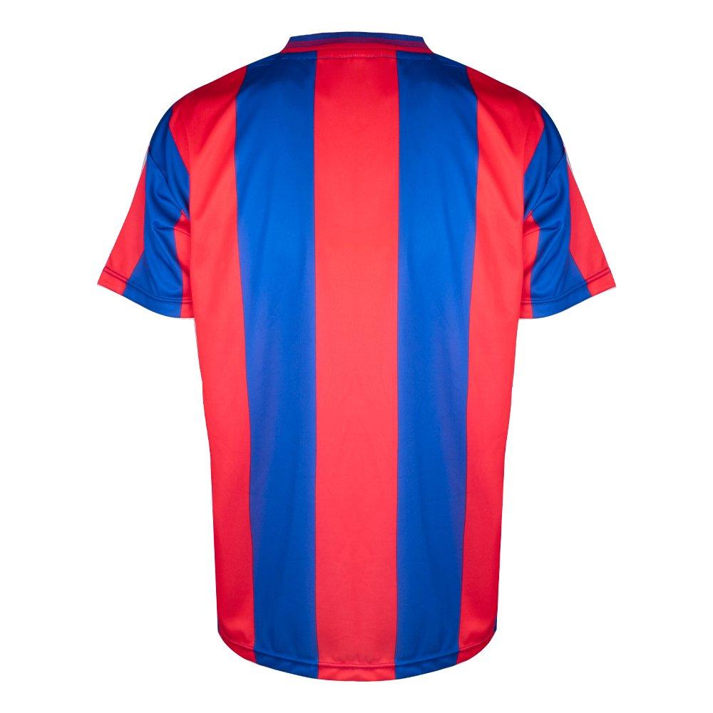 Red/Blue - Score Draw - Mens Scoredraw Crystal Palace Retro Home Shirt 1990 - 2