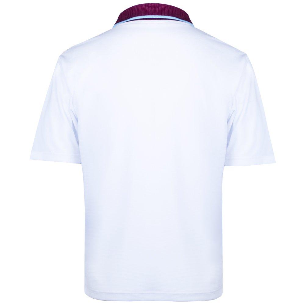 Blanc/Bleu - Score Draw - Scoredraw Aston Villa Retro Away Shirt 2000 2001 Adults - 2