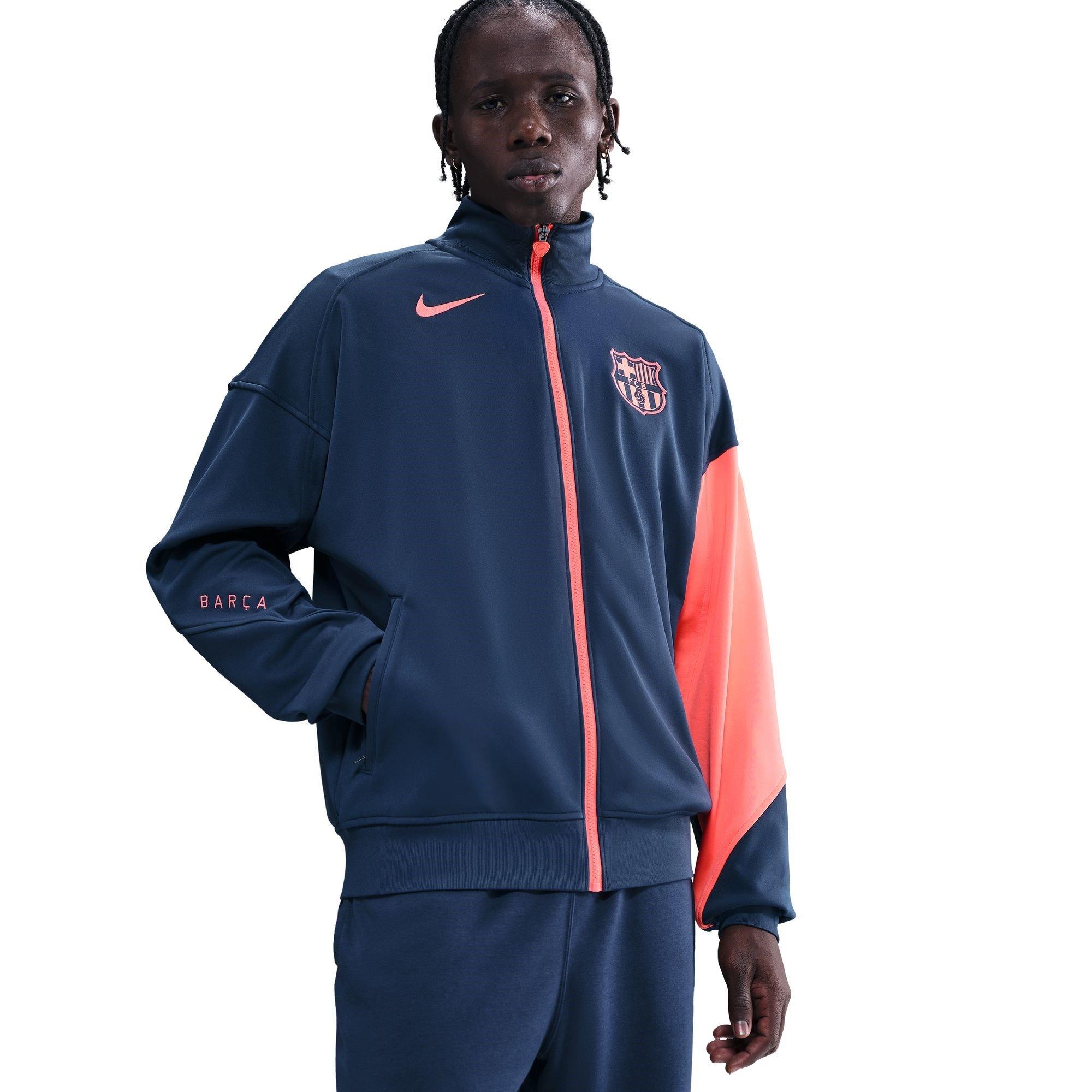 Bleu/Orange - Nike - Barcelona Anthem Third Jacket 2025 2026 Adults - 1