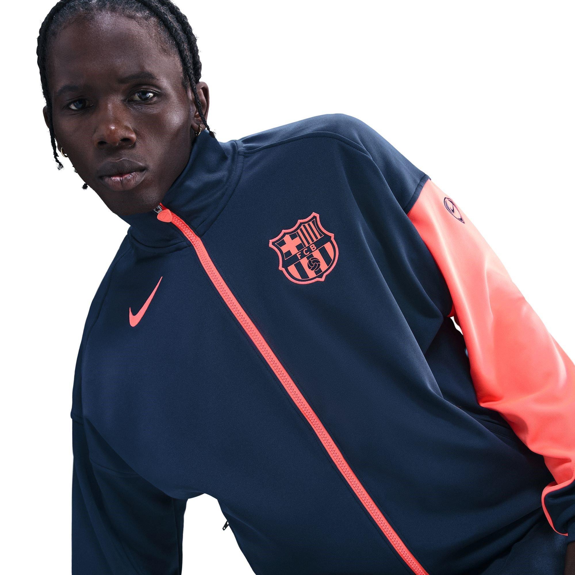 Bleu/Orange - Nike - Barcelona Anthem Third Jacket 2025 2026 Adults - 5