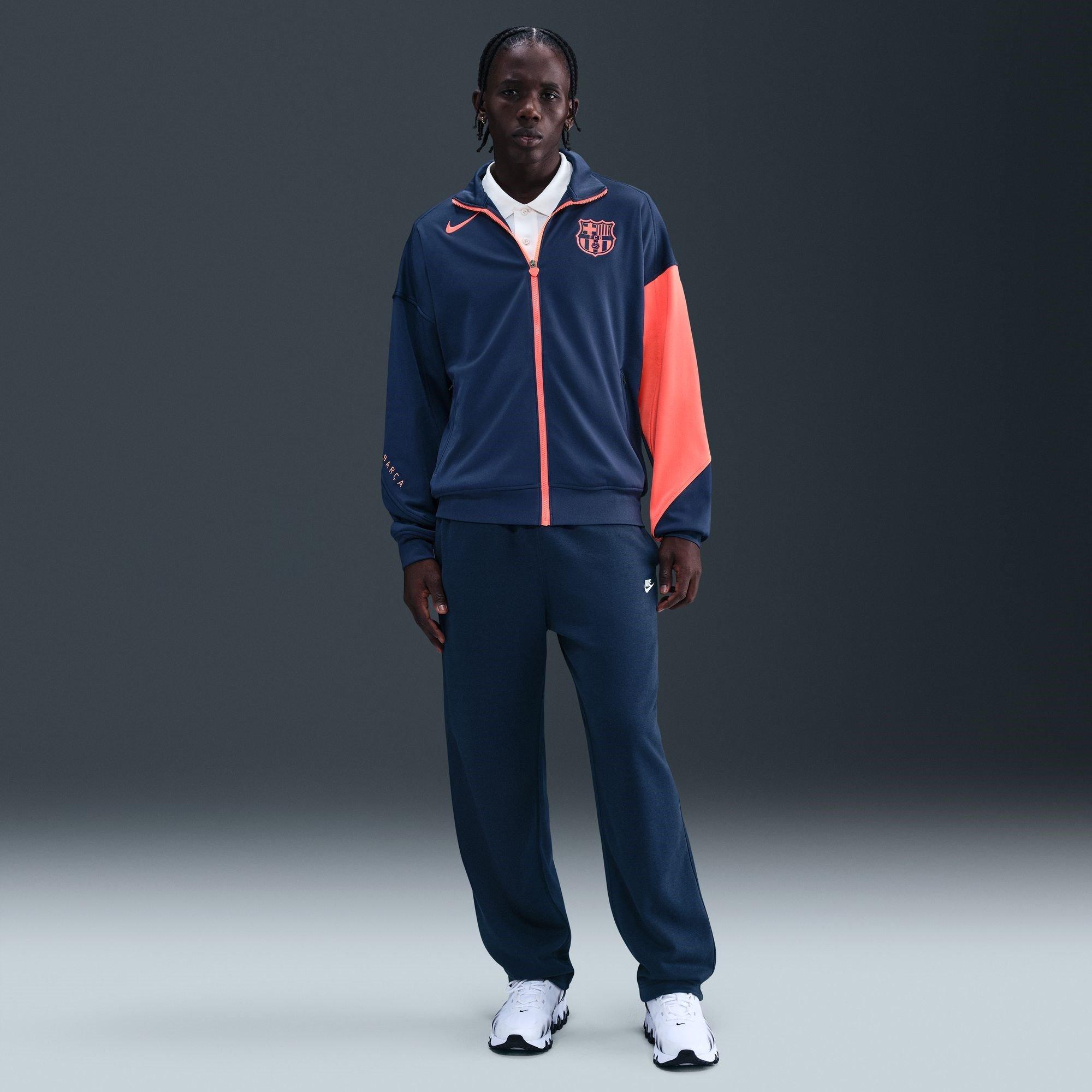 Bleu/Orange - Nike - Barcelona Anthem Third Jacket 2025 2026 Adults - 8