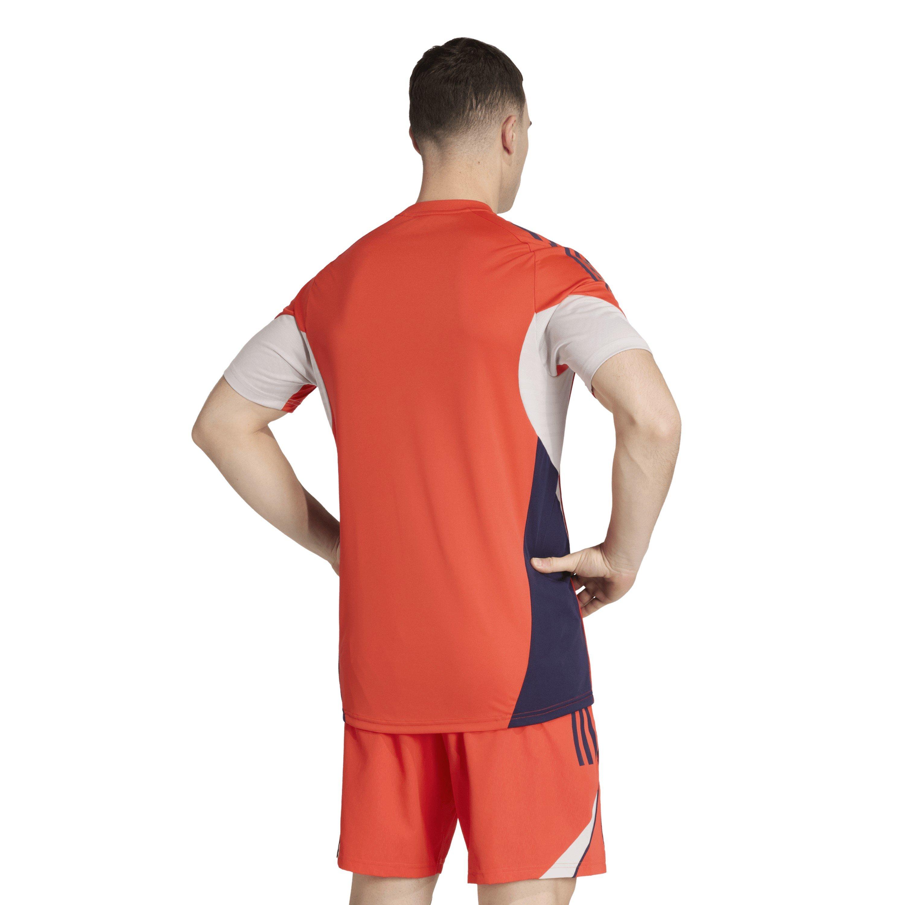 Red/White - adidas - Bayern Munich Trainer Short Sleeve T-Shirt - 4