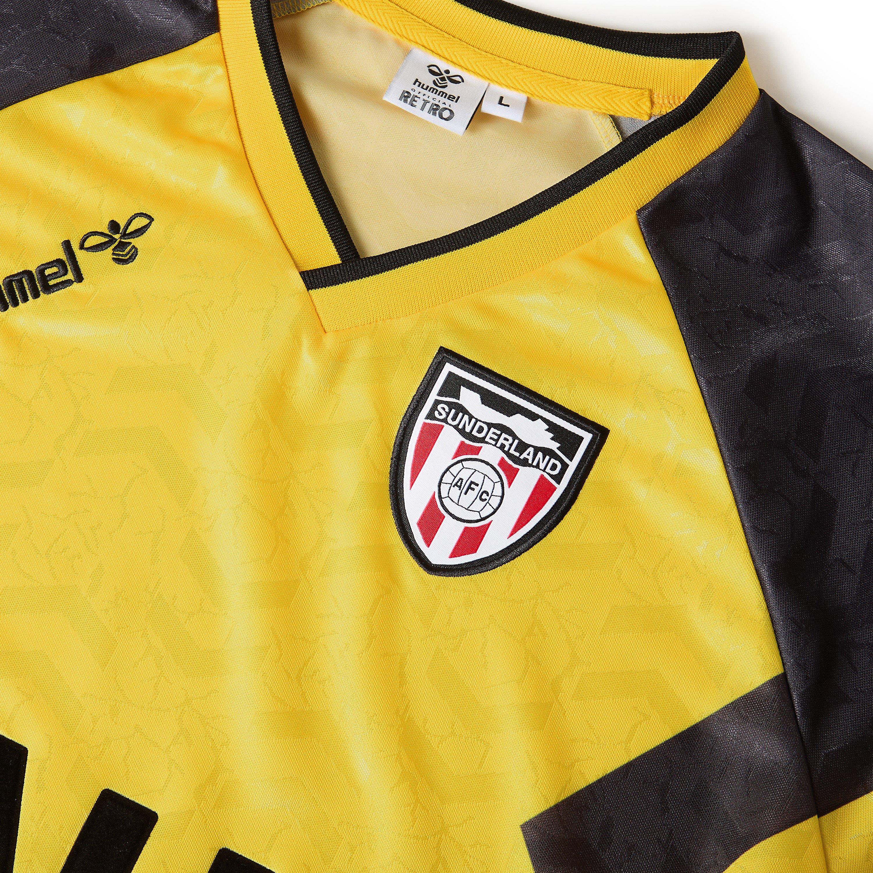 Giallo/Nero - Team - Sunderland Licensed Retro Football Shirt - 3