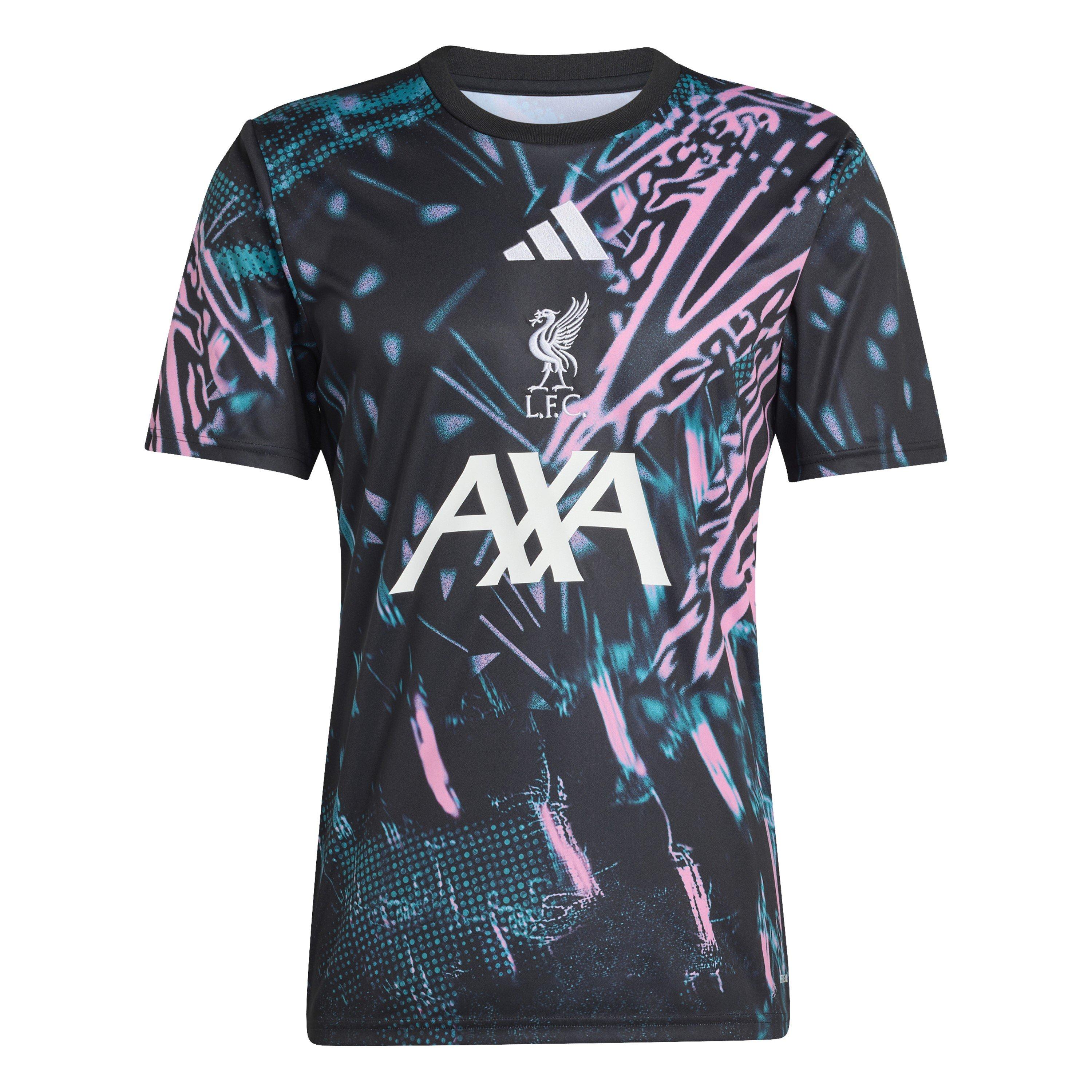 Adidas Men's Liverpool 2025 2026 Pre Match Shirt - Black/Green - XL