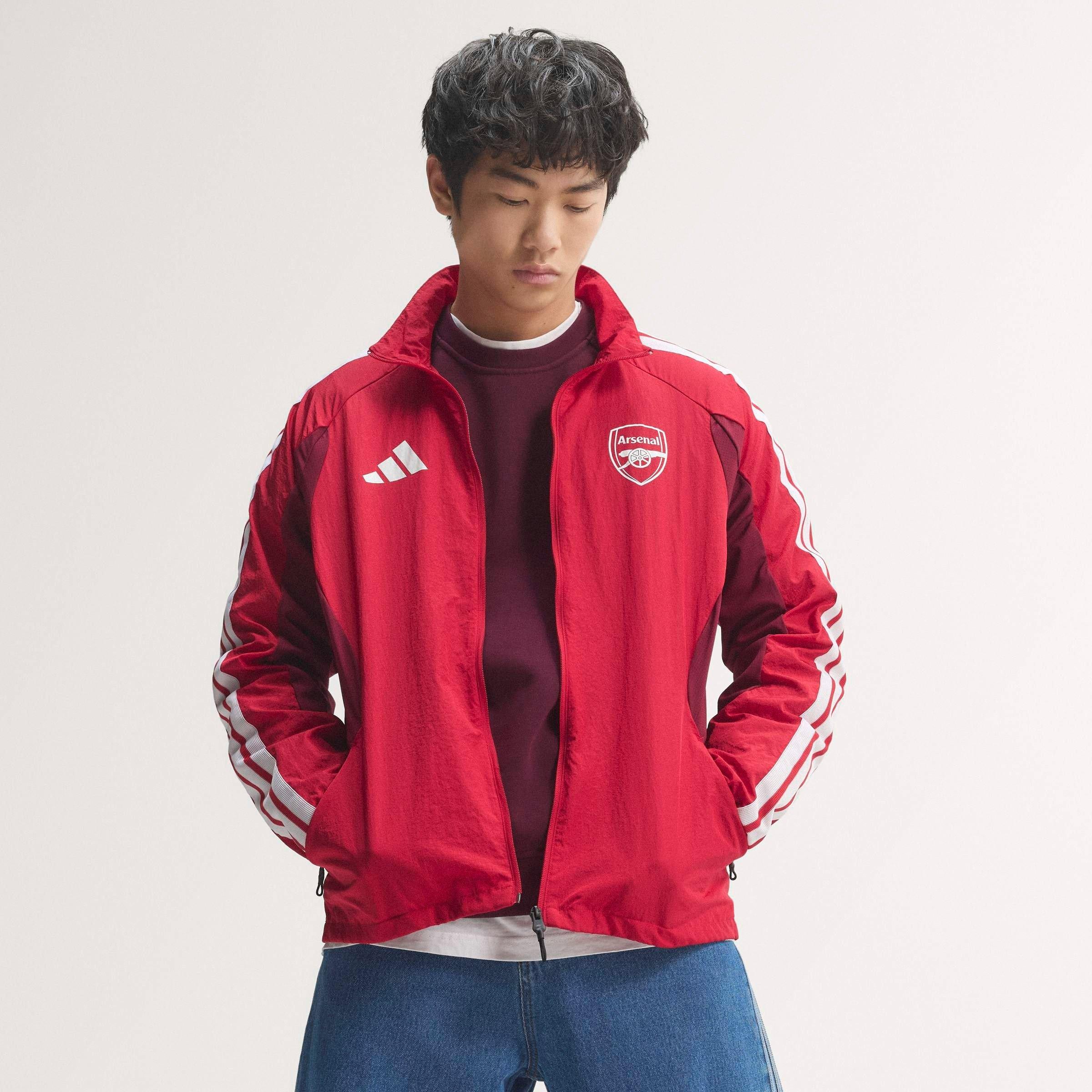 Rouge/Blanc - adidas - Arsenal Pre Match Jacket 2026/27 Mens - 8