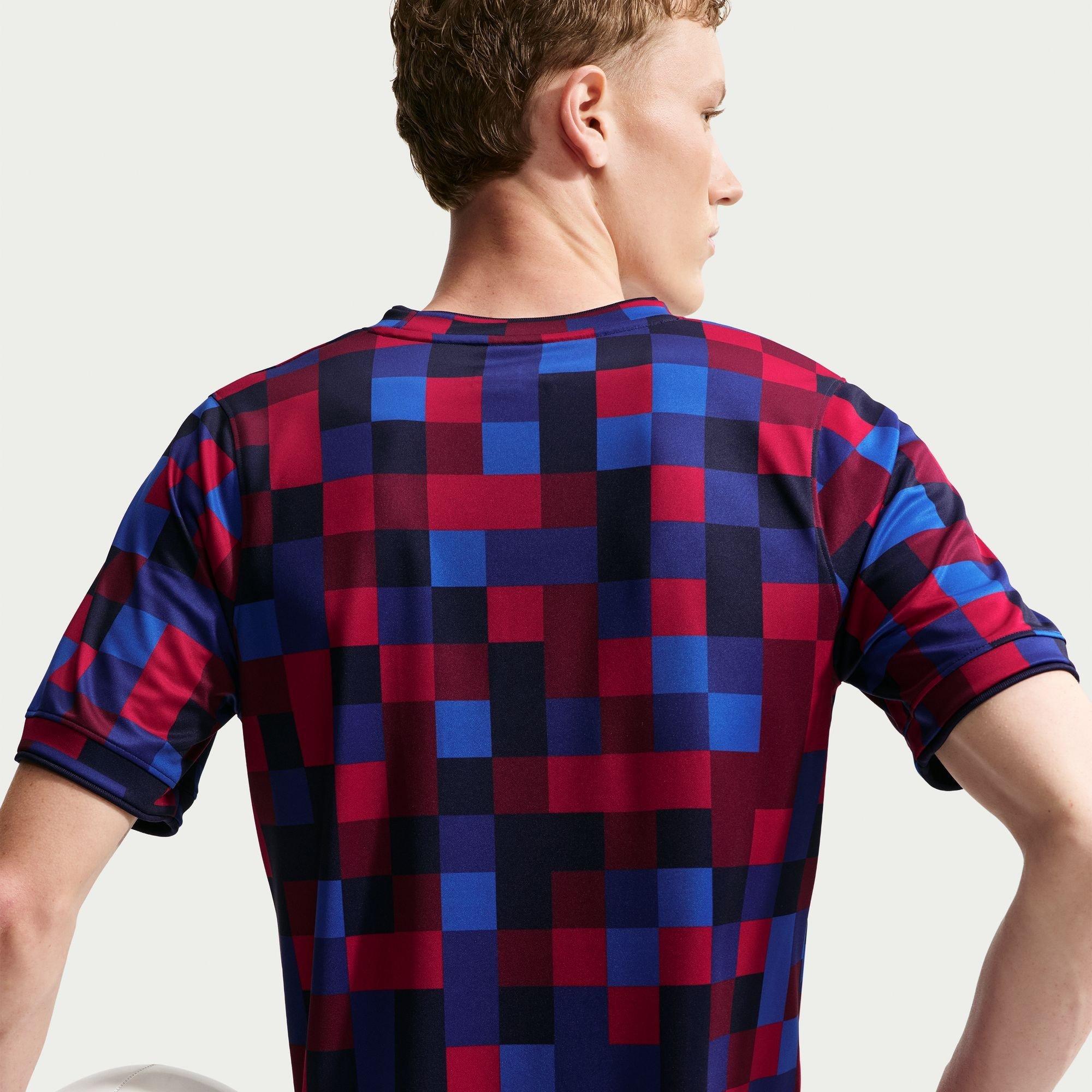 Red/Blue - Nike - FC Barcelona Pre Match Shirt 2026/27 Mens - 2