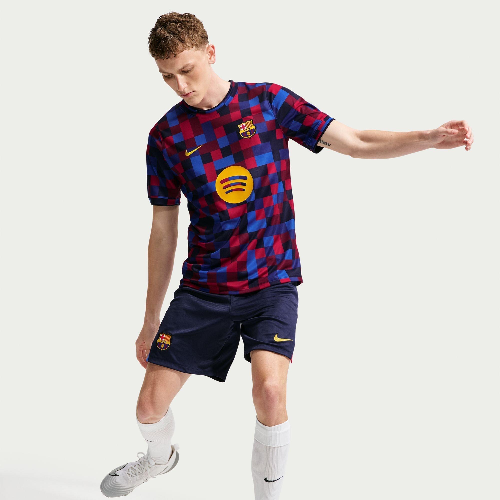 Red/Blue - Nike - FC Barcelona Pre Match Shirt 2026/27 Mens - 3