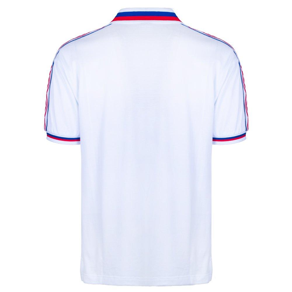 Weiß/Blau - Score Draw - Sunderland Retro Away Shirt 1980 Adults - 2