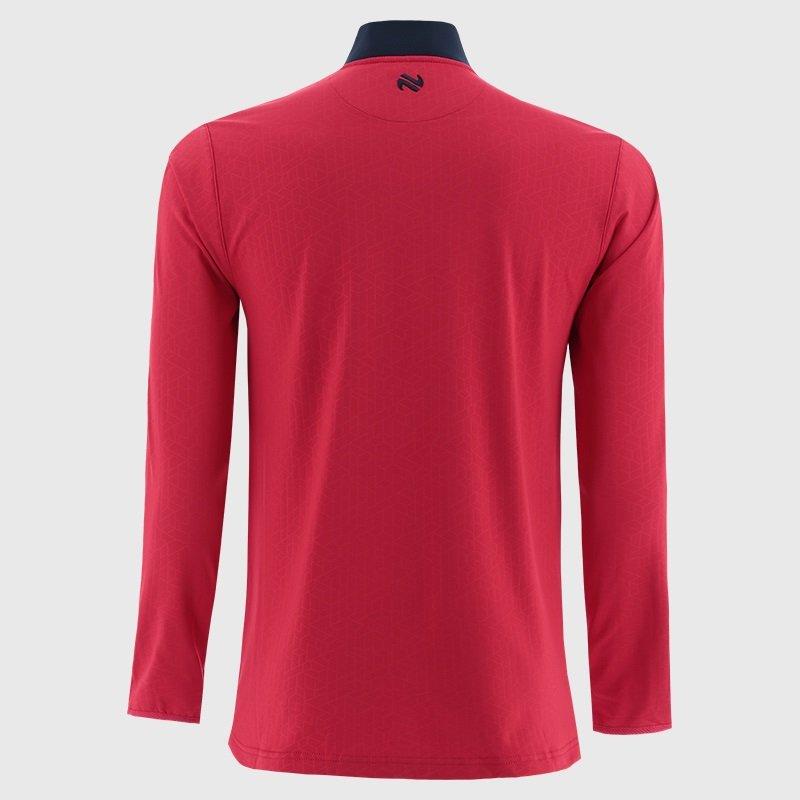RED/MNE/WHI - ONeills - Cork Hydra Half Zip Top Junior - 2