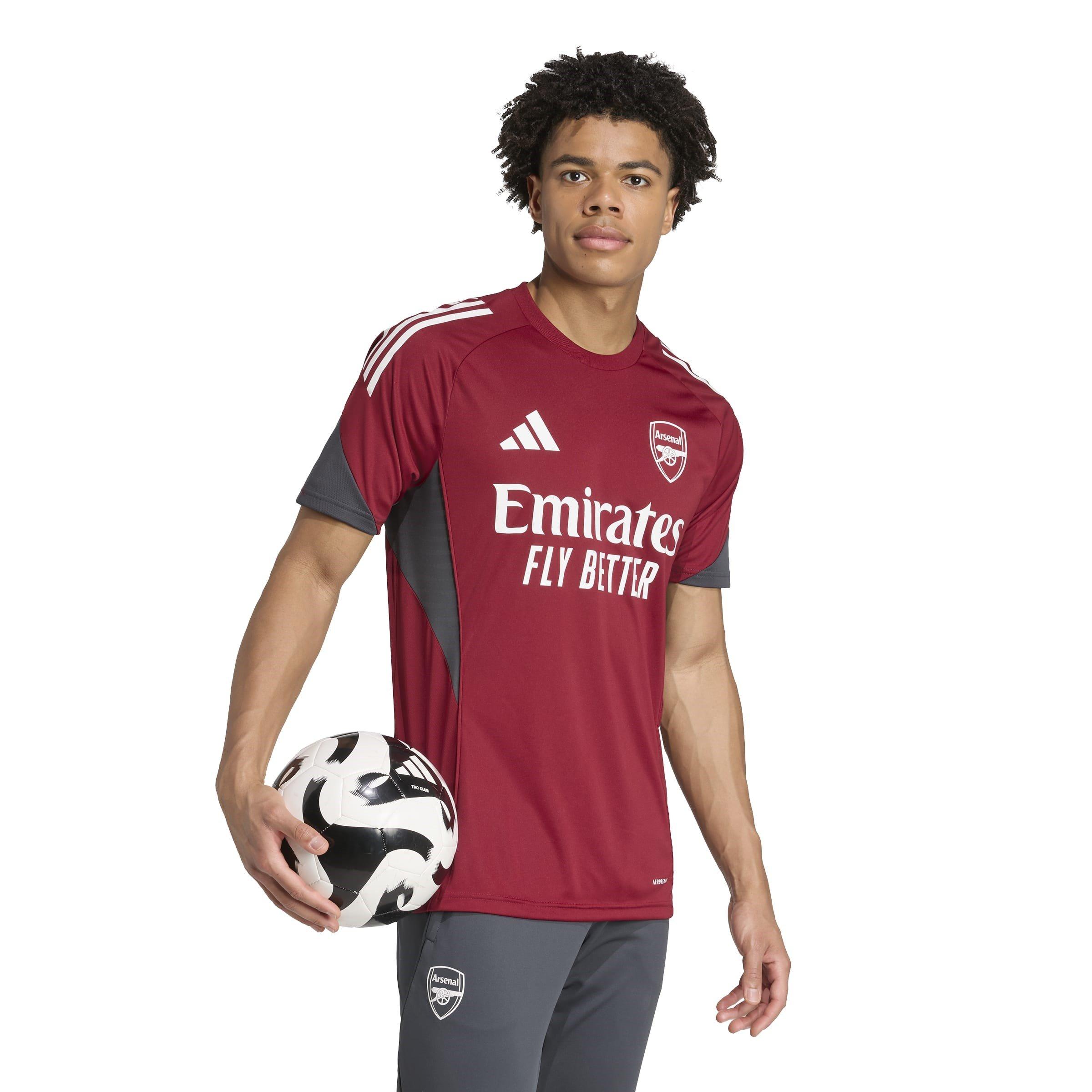 Burgundy/D.Grey - adidas - Arsenal Tiro 25 Competition Training Shirt - 5