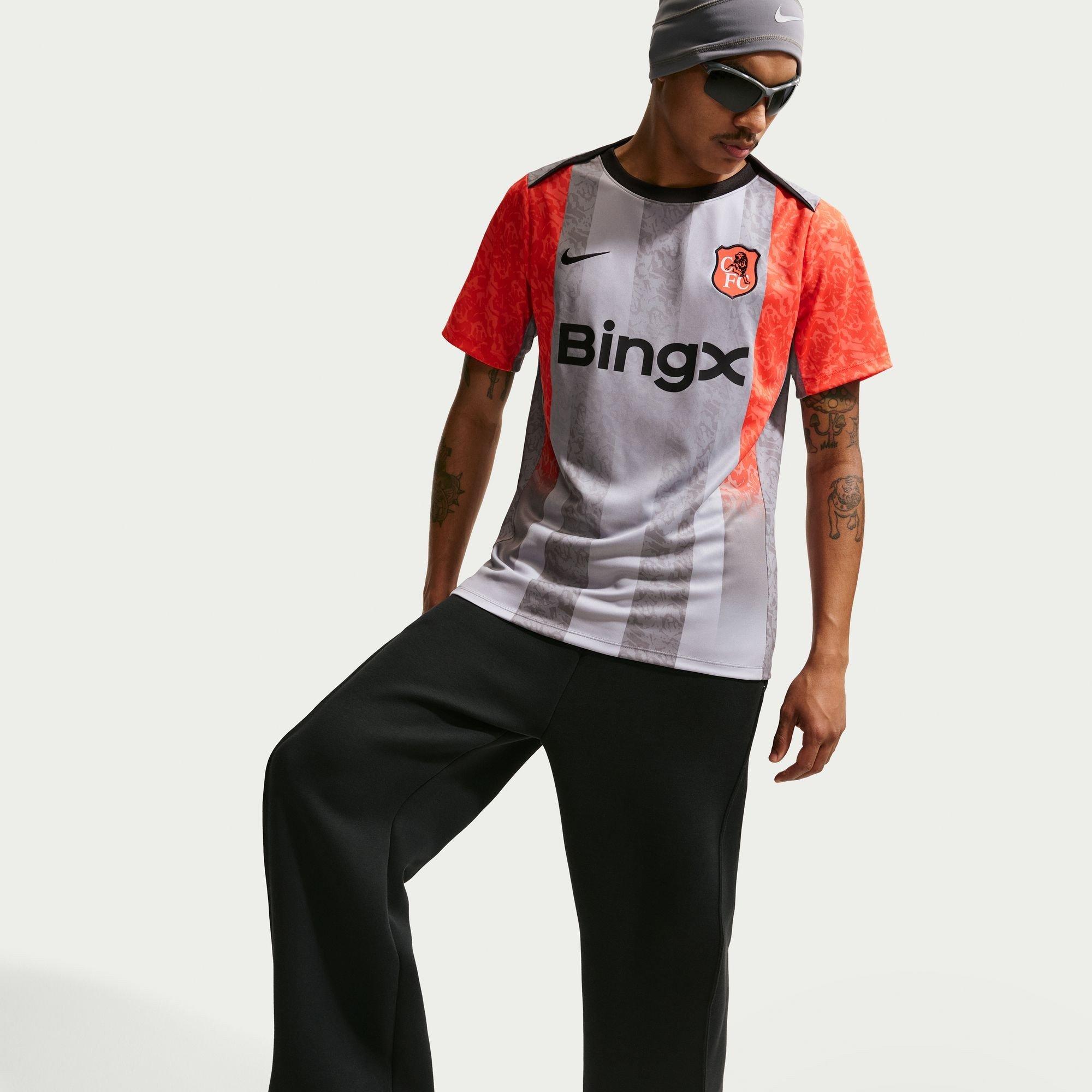 Grijs/Oranje - Nike - Nike CFC PM Jsy Sn63 - 3