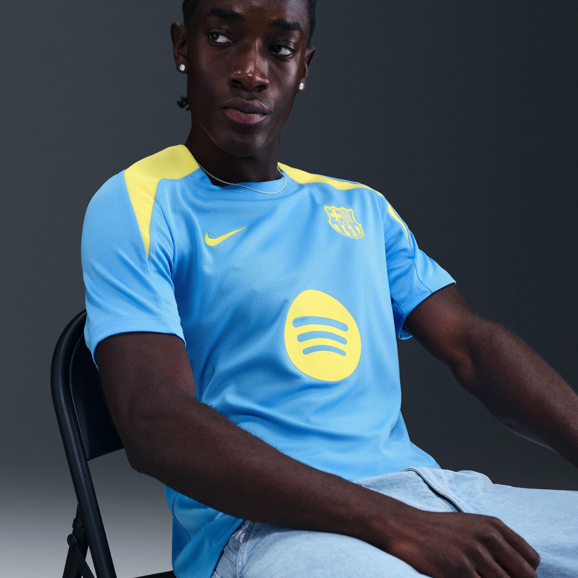 Blauw/Geel - Nike - Nike FCB Trn Tee Sn63 - 6