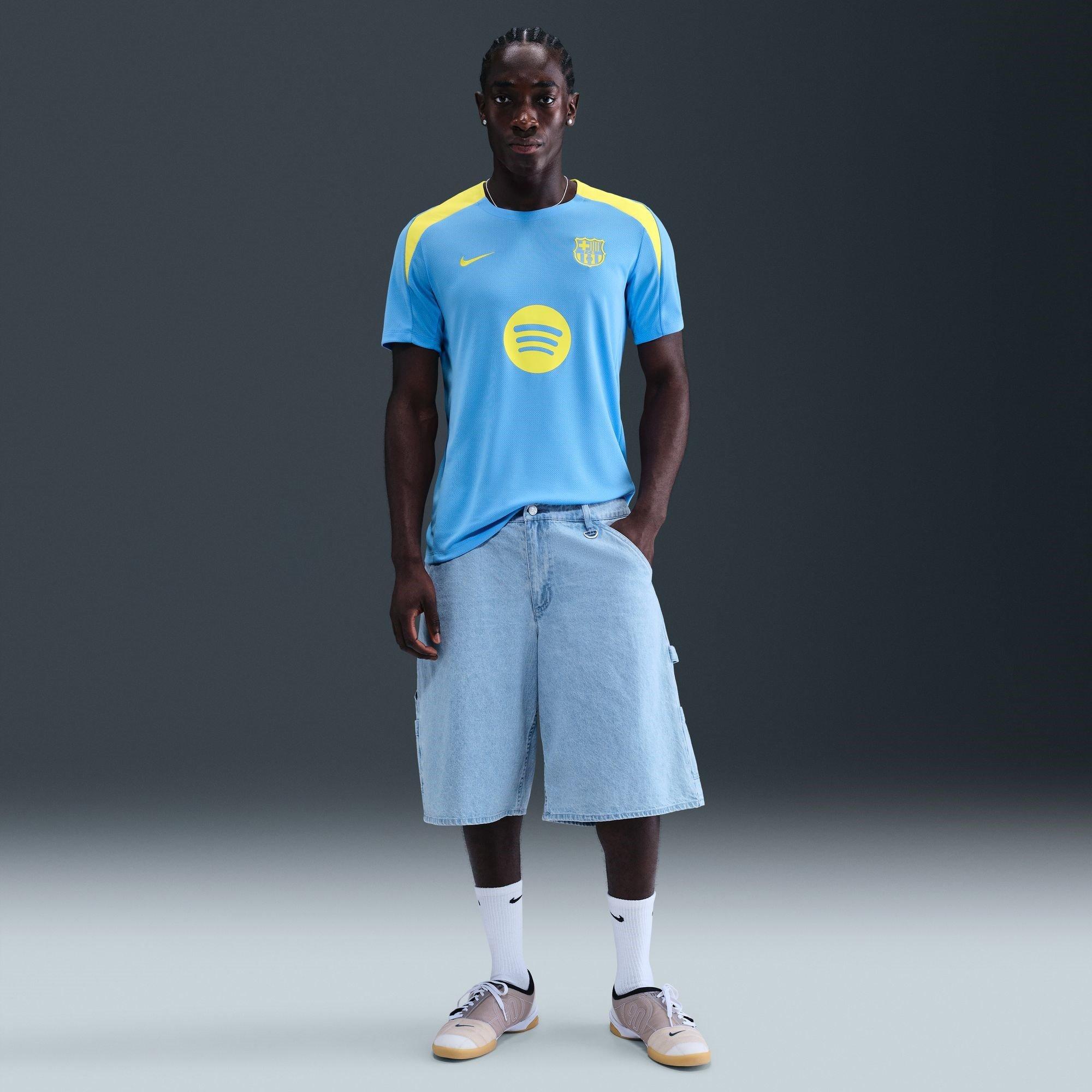 Blauw/Geel - Nike - Nike FCB Trn Tee Sn63 - 7