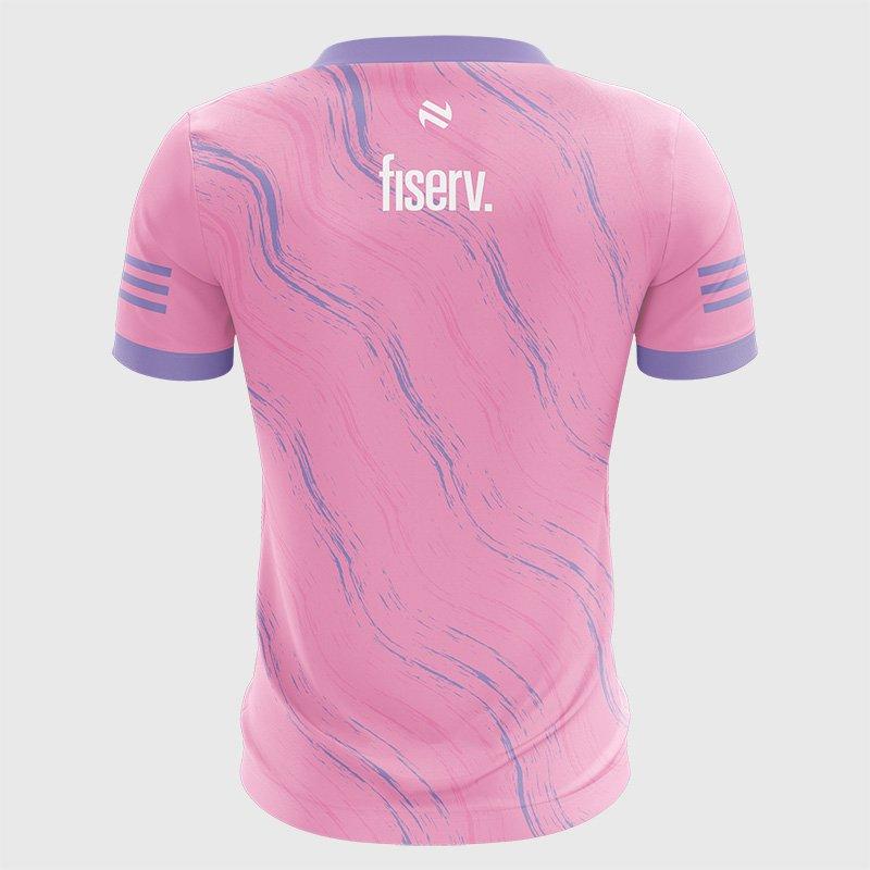 Pink/Blue - ONeills - Tipperary Granada V Jersey Girls - 2