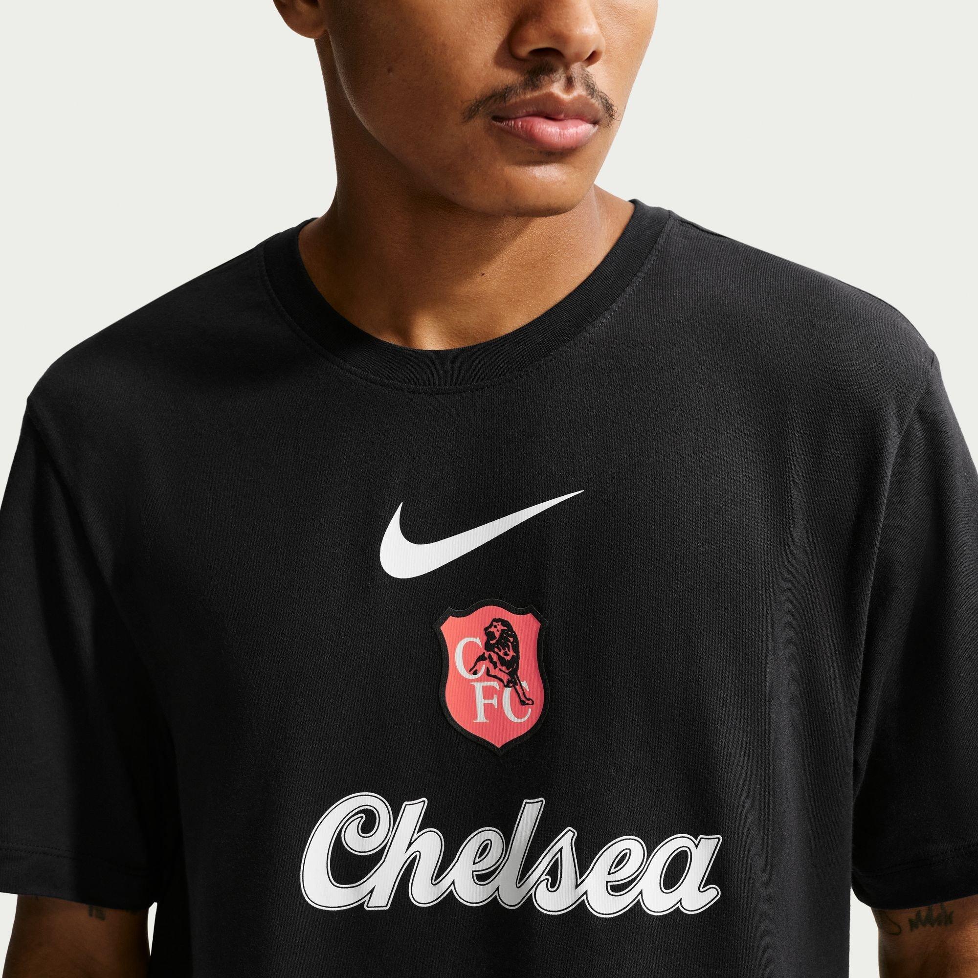 Plavo/Bijelo - Nike - Mens Nike Chelsea Crest T-Shirt 25/26 - 3