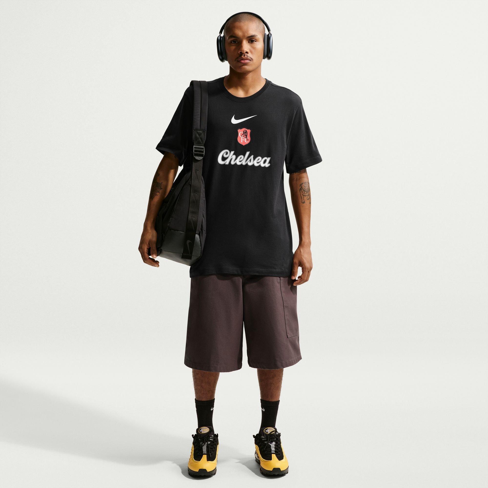 Plavo/Bijelo - Nike - Mens Nike Chelsea Crest T-Shirt 25/26 - 6