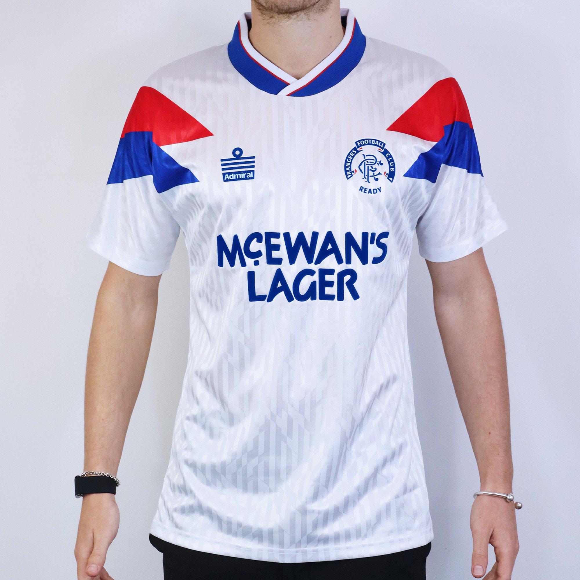 Team Mens Team Rangers Retro Away Shirt 90/92 | Sports Direct