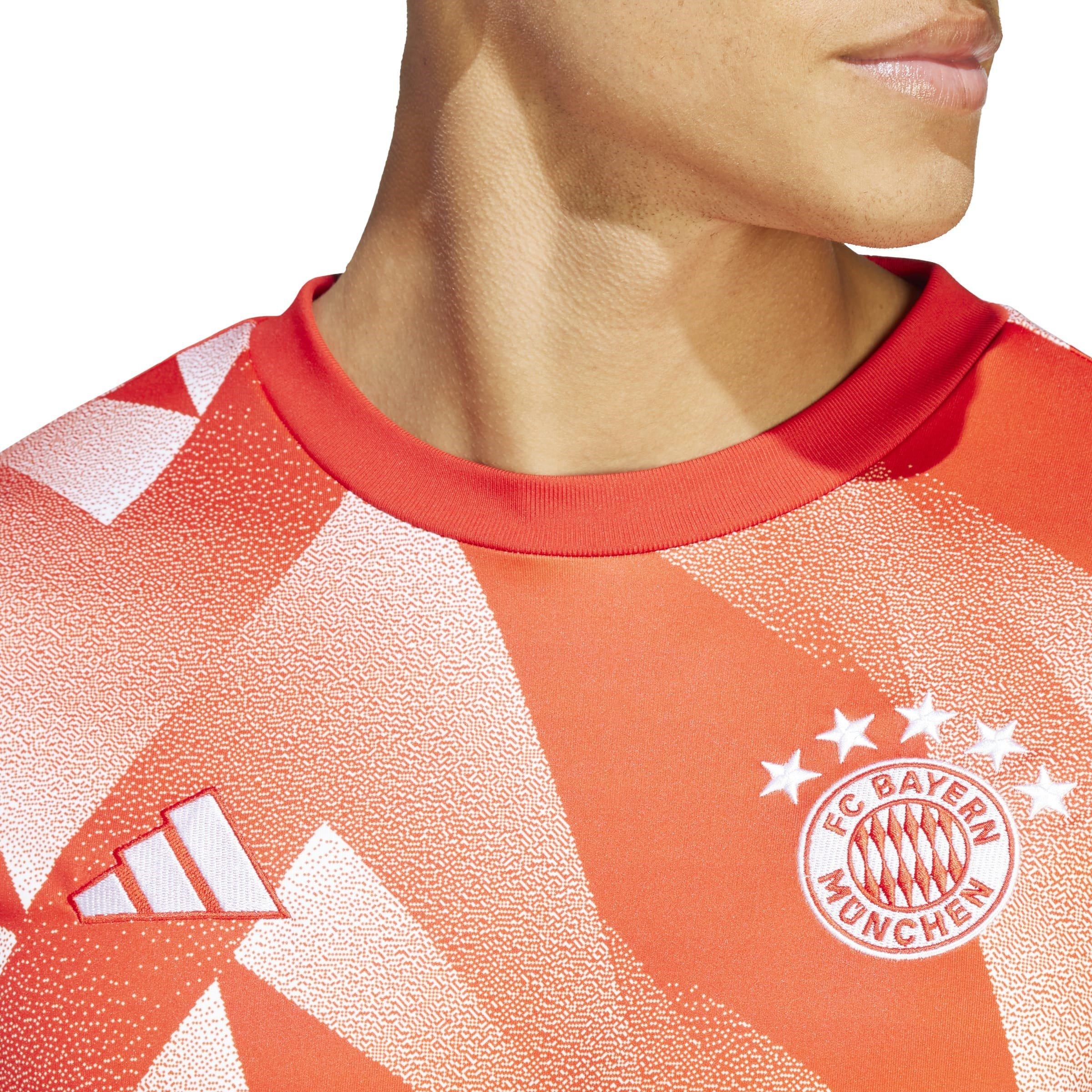Rosso/Bianco - adidas - Bayern Munich Pre-Match Warm Top 2023 2024 Adults - 6