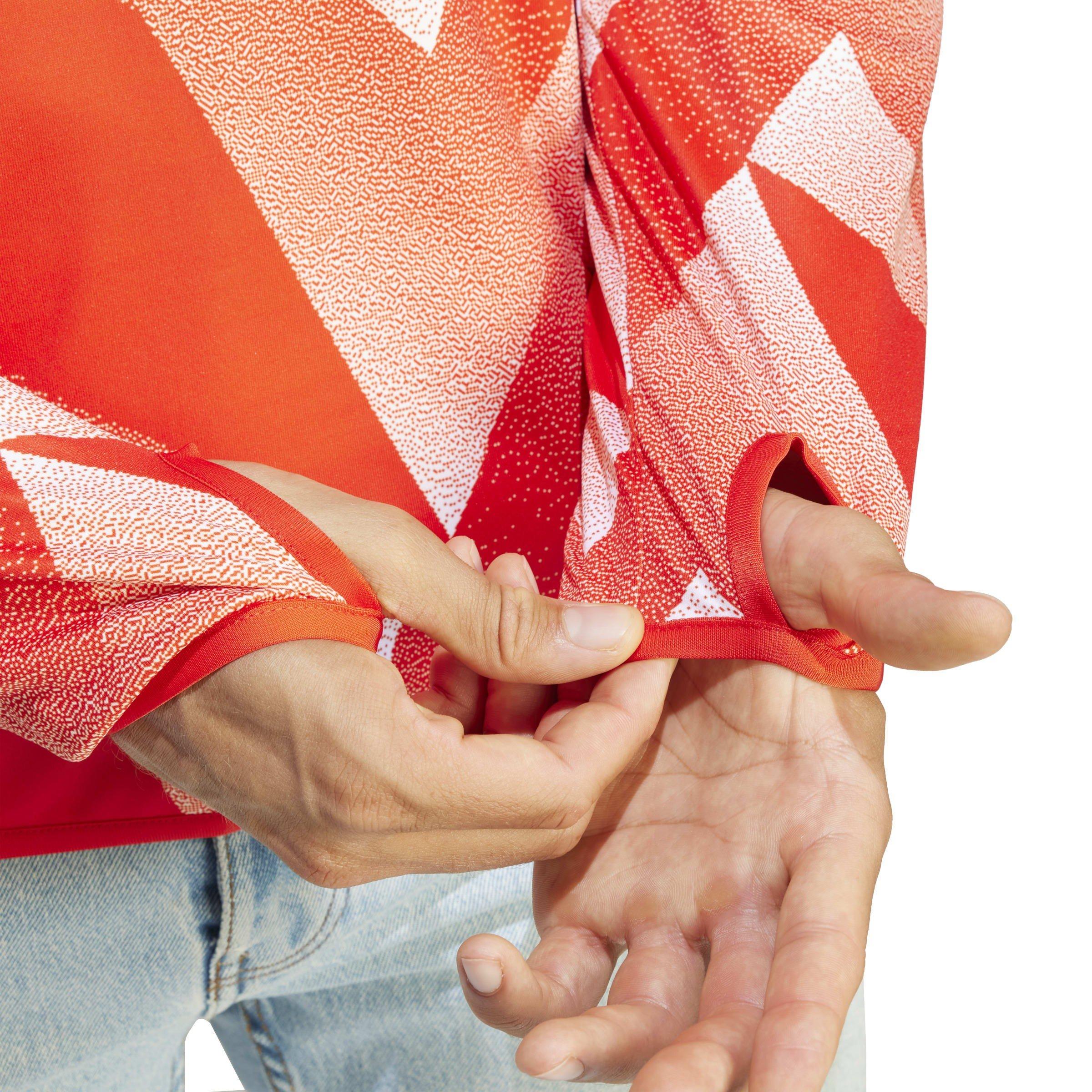 Rosso/Bianco - adidas - Bayern Munich Pre-Match Warm Top 2023 2024 Adults - 7