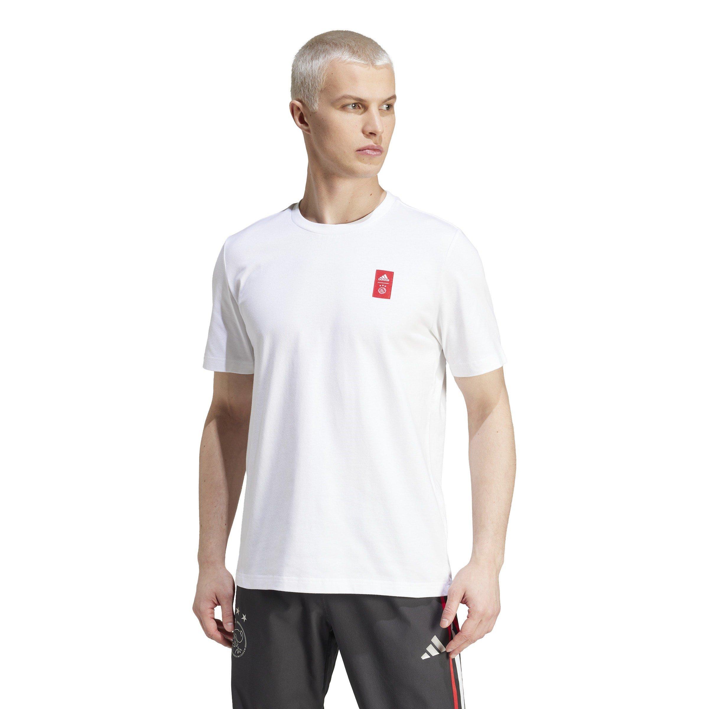 Wit - adidas - Ajax Amsterdam Cycling Graphic T-shirt Adults - 2