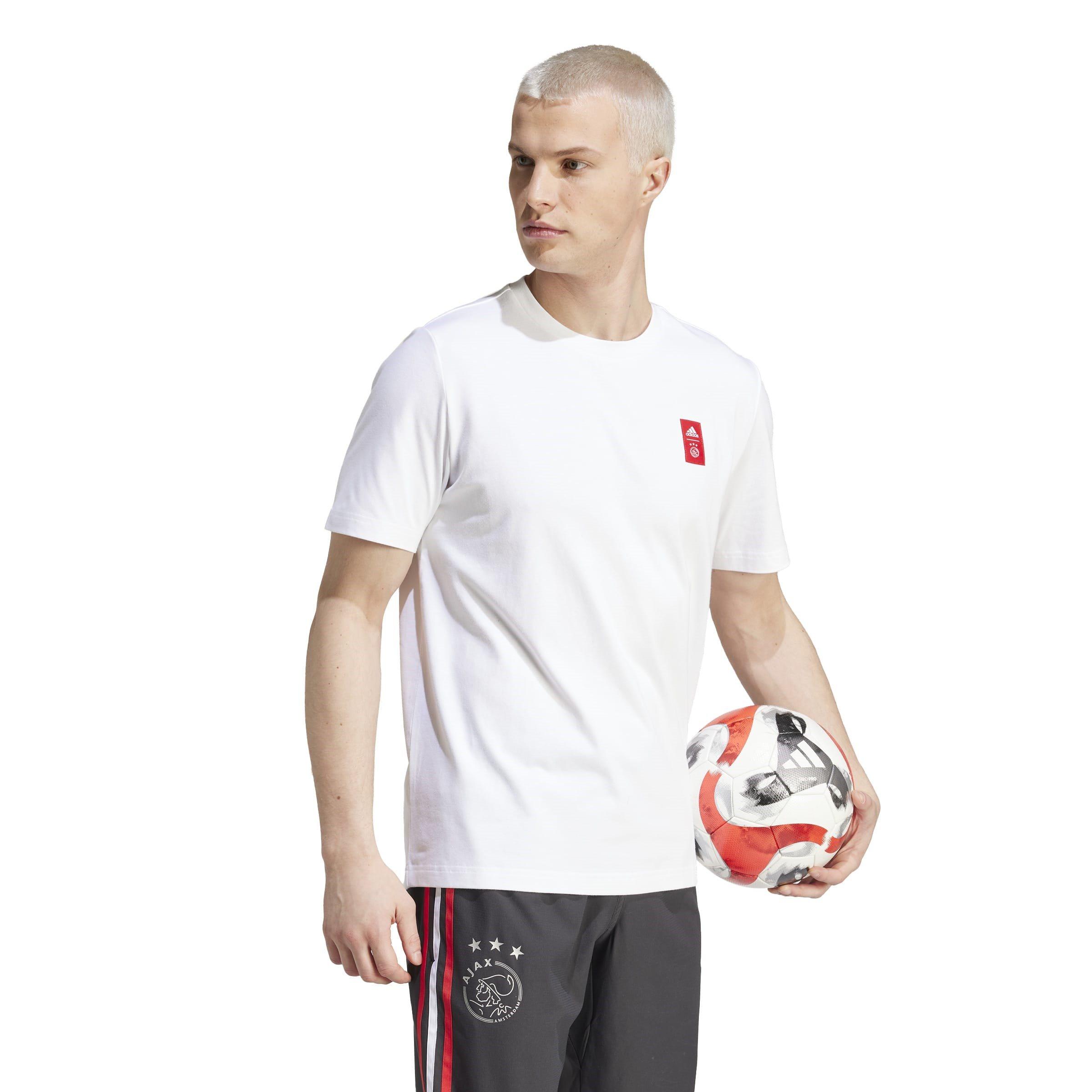 Wit - adidas - Ajax Amsterdam Cycling Graphic T-shirt Adults - 4