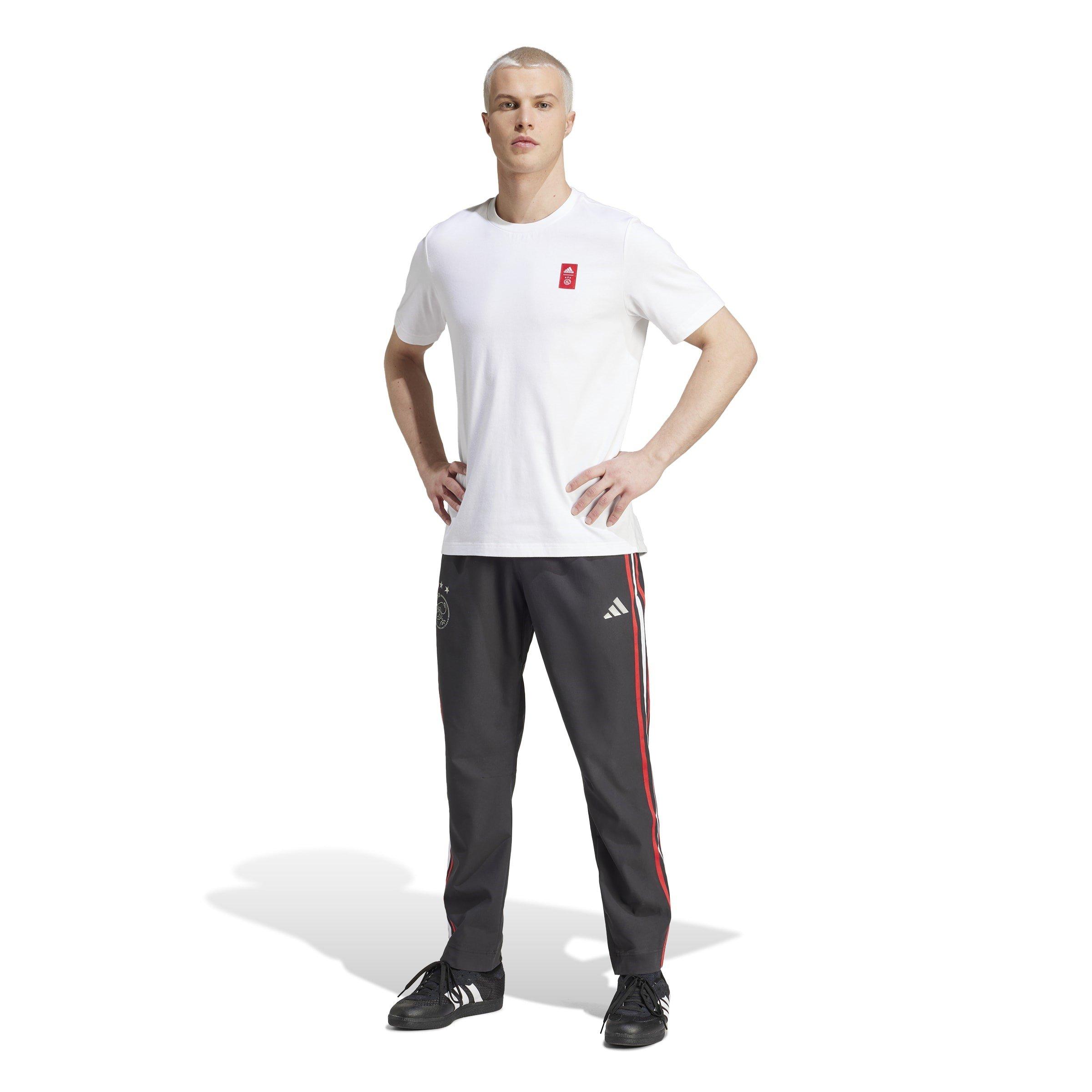 Wit - adidas - Ajax Amsterdam Cycling Graphic T-shirt Adults - 7