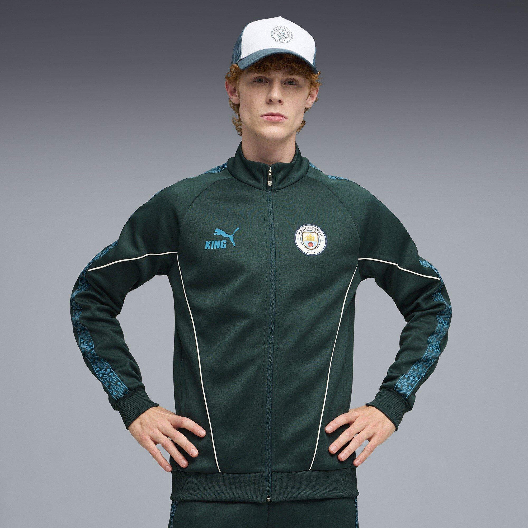 Green/Blue - Puma - MCFC Anth Jkt Sn62 - 3
