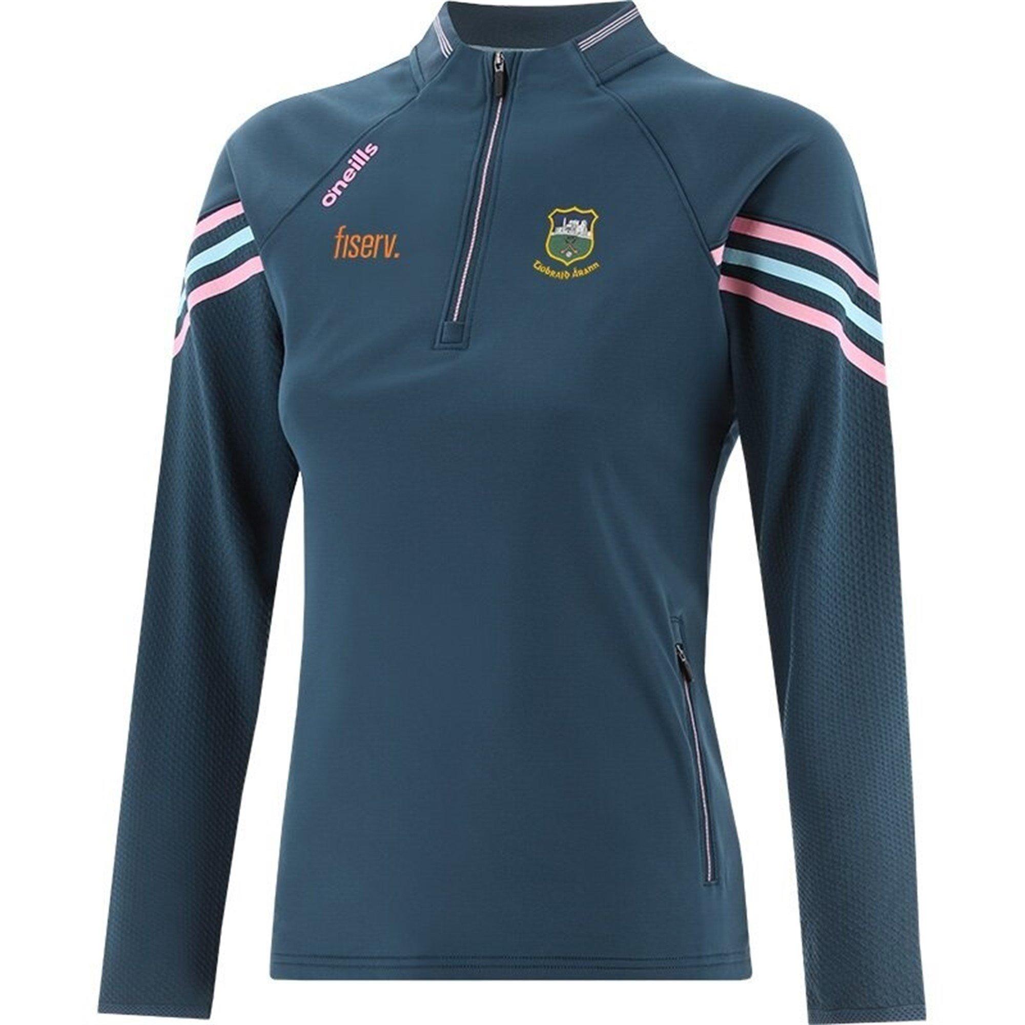 Teal/Candy/Mint - ONeills - Tipperary Weston Half Zip Brushed Top Girls - 1