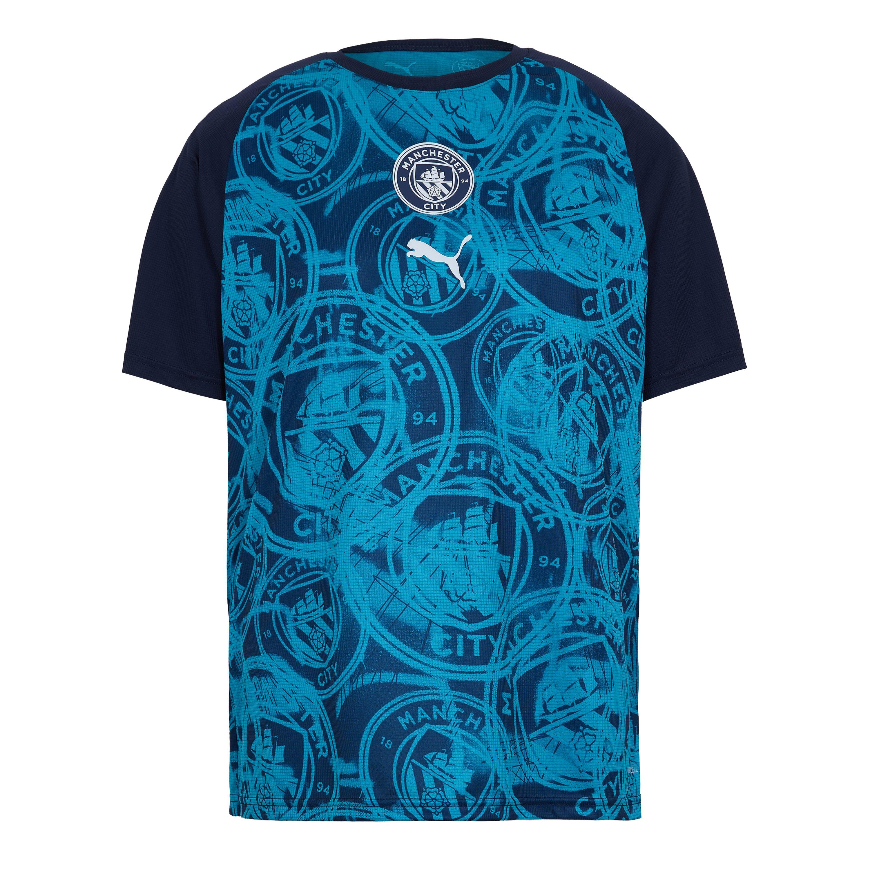 Marineblauw/Blauw - Puma - MCFC PM Jsy Sn62 - 1
