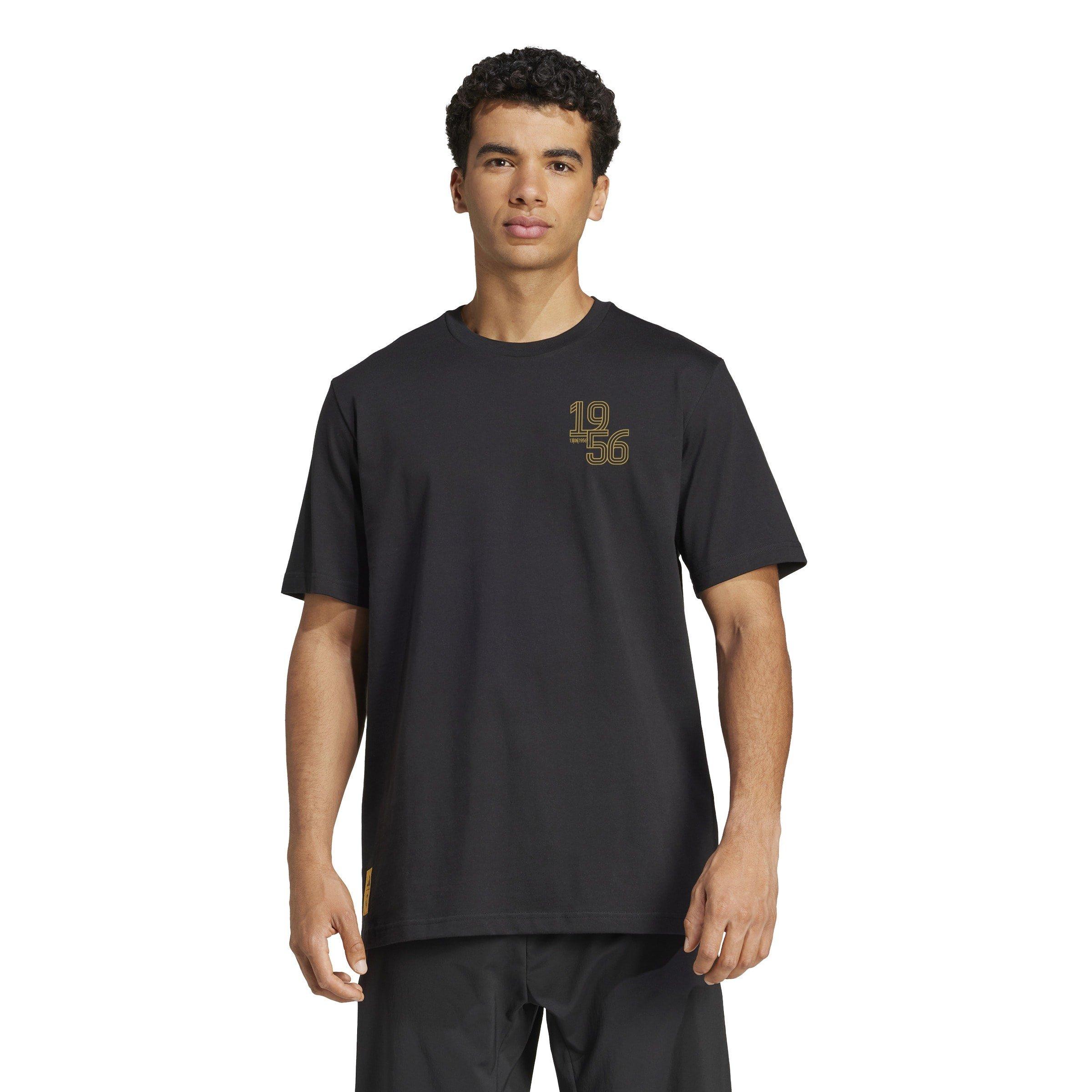 Nero - adidas - Real Madrid UCL T-Shirt Mens - 2