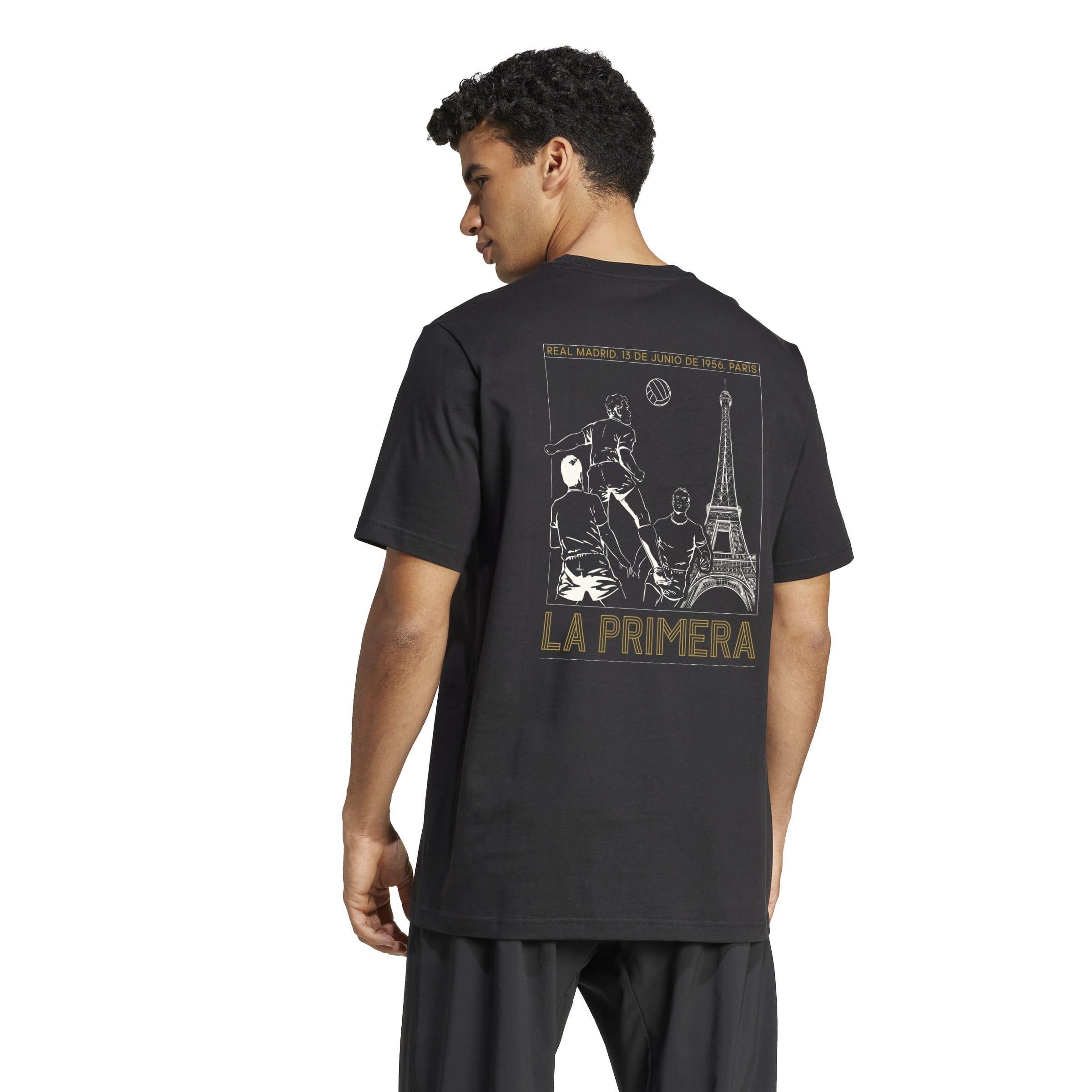 Nero - adidas - Real Madrid UCL T-Shirt Mens - 3