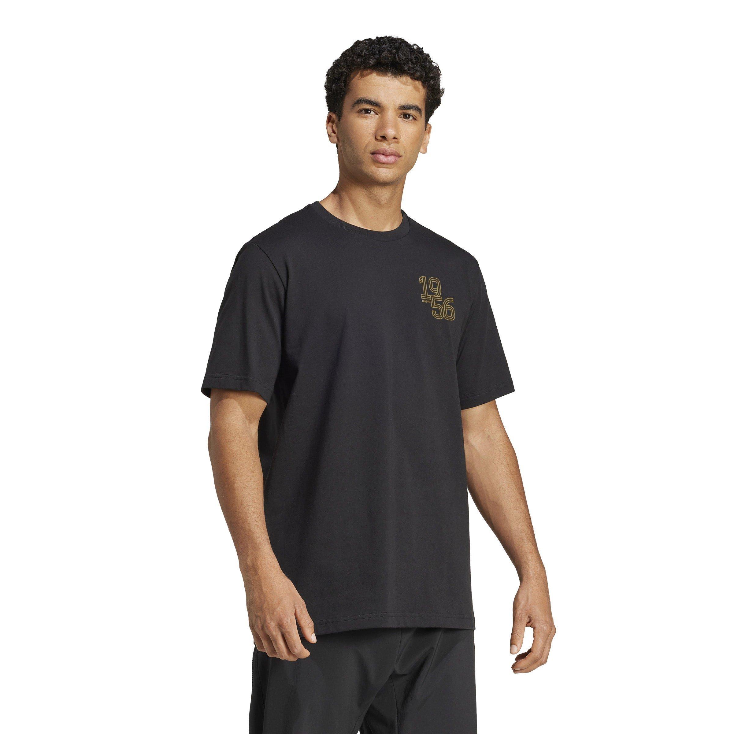 Nero - adidas - Real Madrid UCL T-Shirt Mens - 4