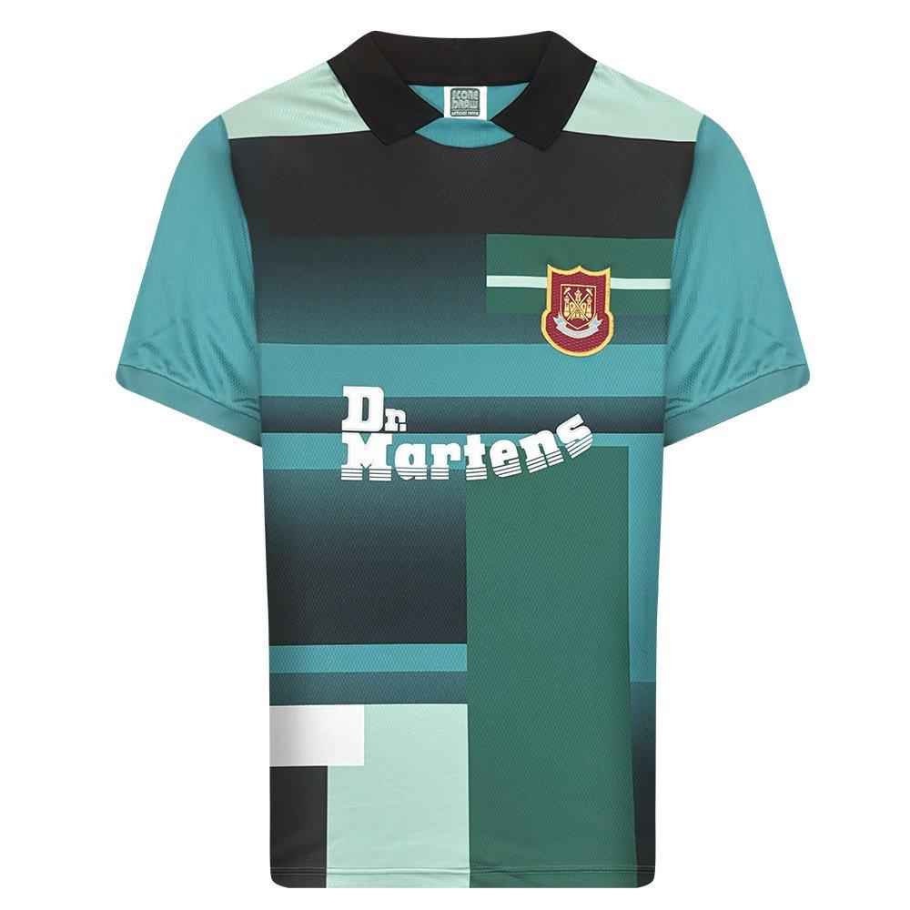 Green/Black - Score Draw - West Ham United GK Shirt 1998 - 1