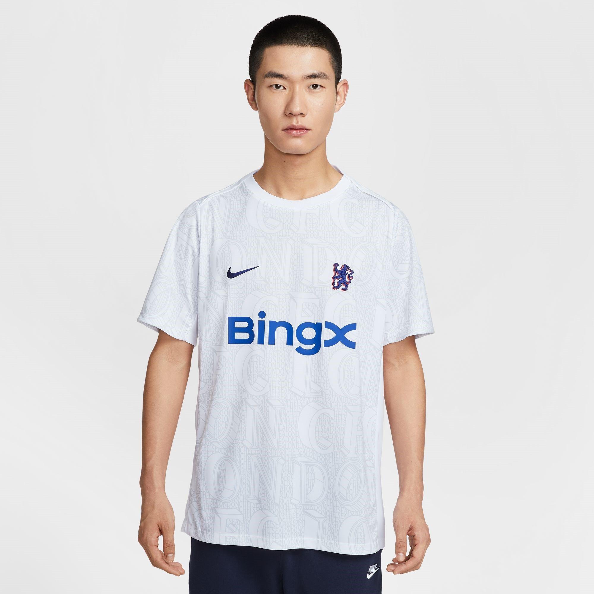 Nike Men's Chelsea Pre Match Shirt 2025 2026 Adults - White - 2XL