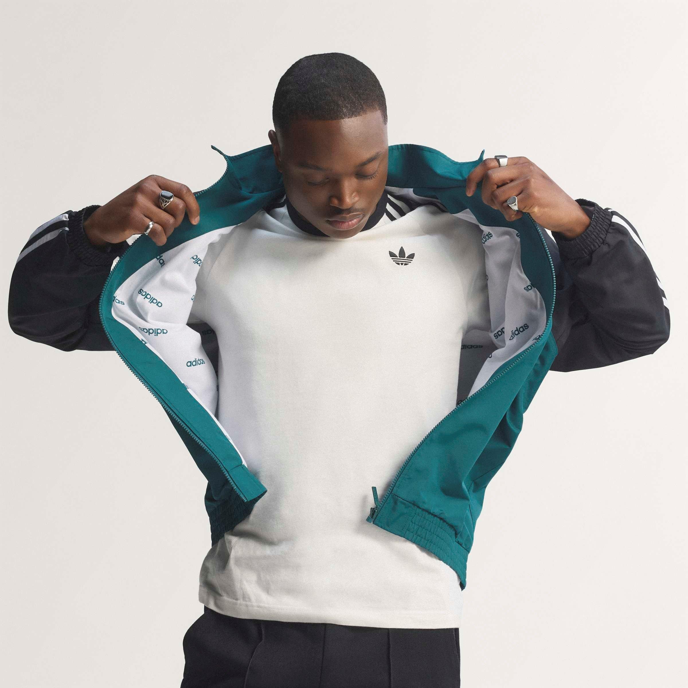 Green/Black - adidas - Liverpool 1995 Tracksuit Top Jacket Adults - 13