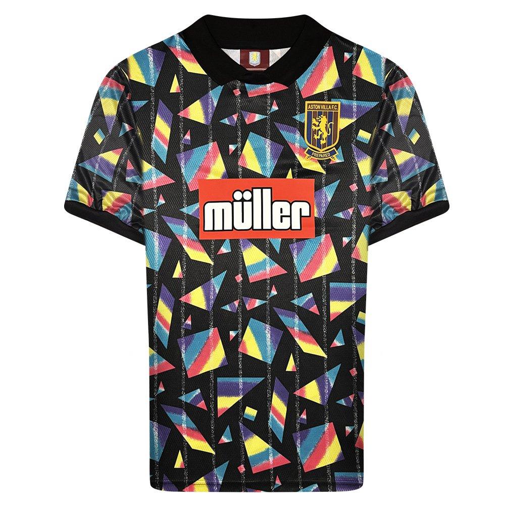 Black/Yellow - Score Draw - Men's Aston Villa Goalkeeper 1994 Shirt - 1