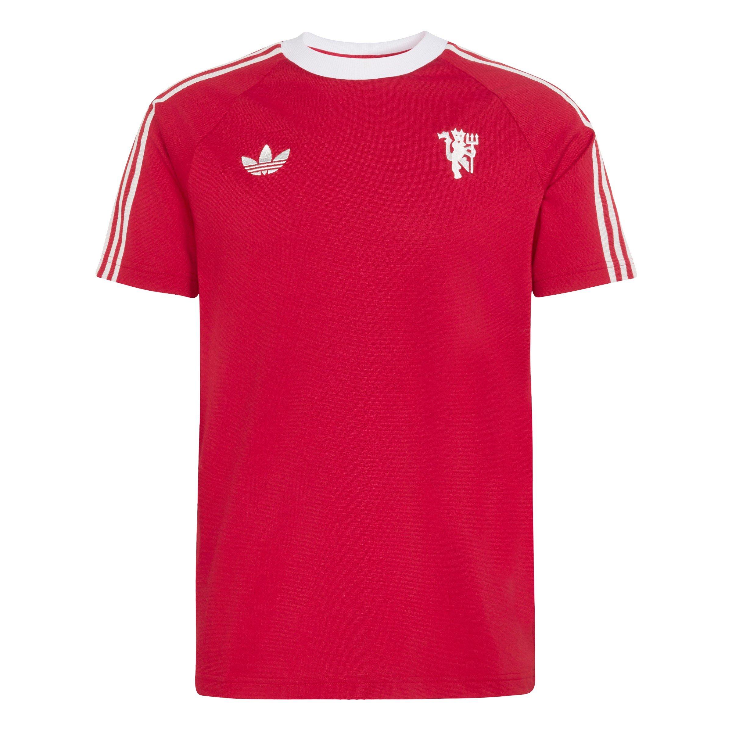 Rood/Wit - adidas - Mens Manchester United Originals T-Shirt 25/26 - 1