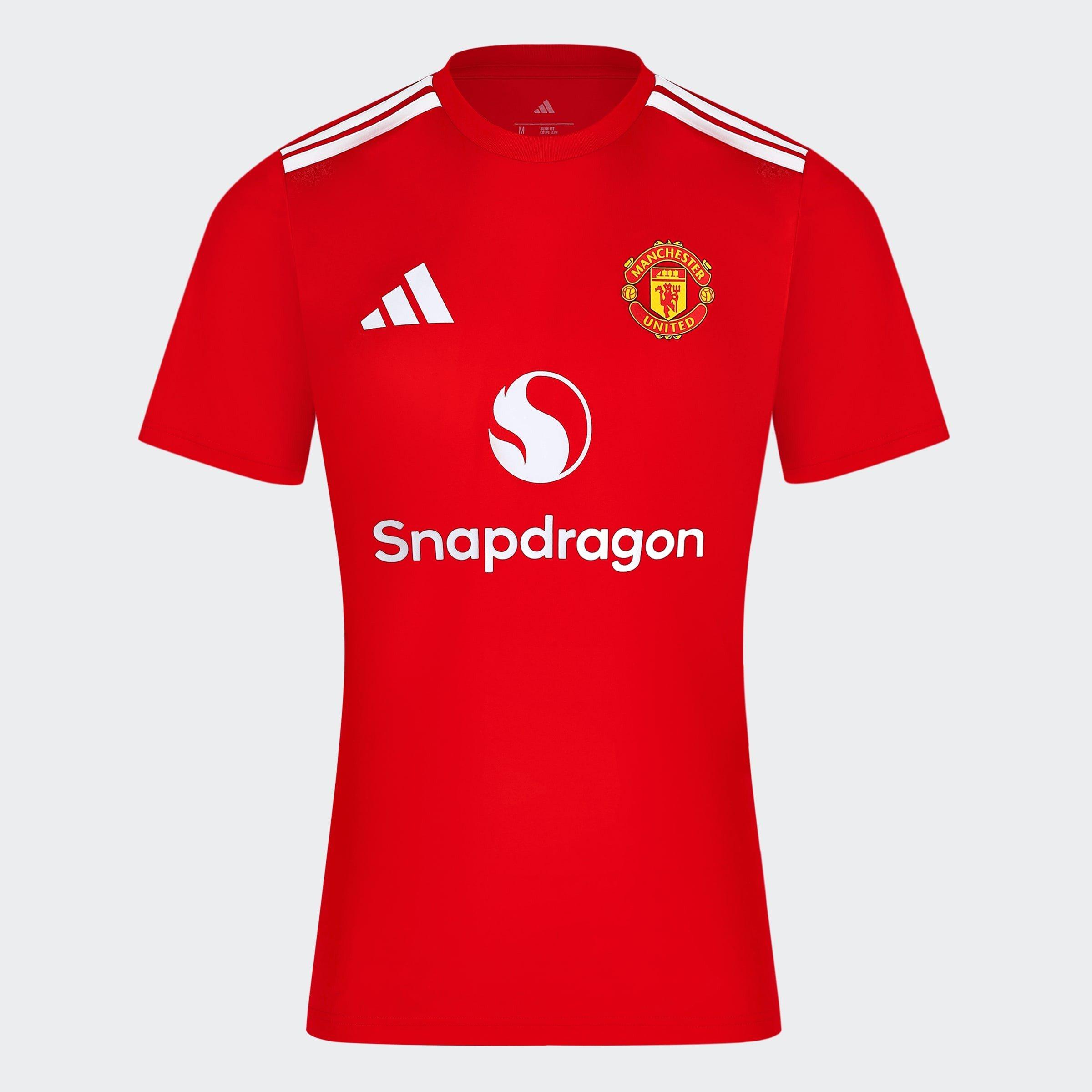 Mufred - adidas - Mens Manchester United Home Short Sleeve T-Shirt - 1