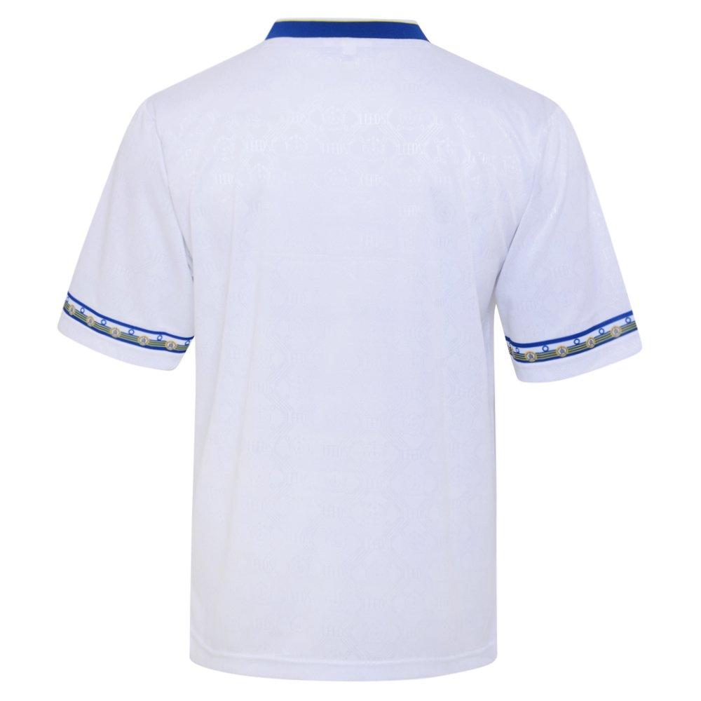 Wit/blauw - Score Draw - Leeds United Retro Home Shirt 1993 Mens - 2