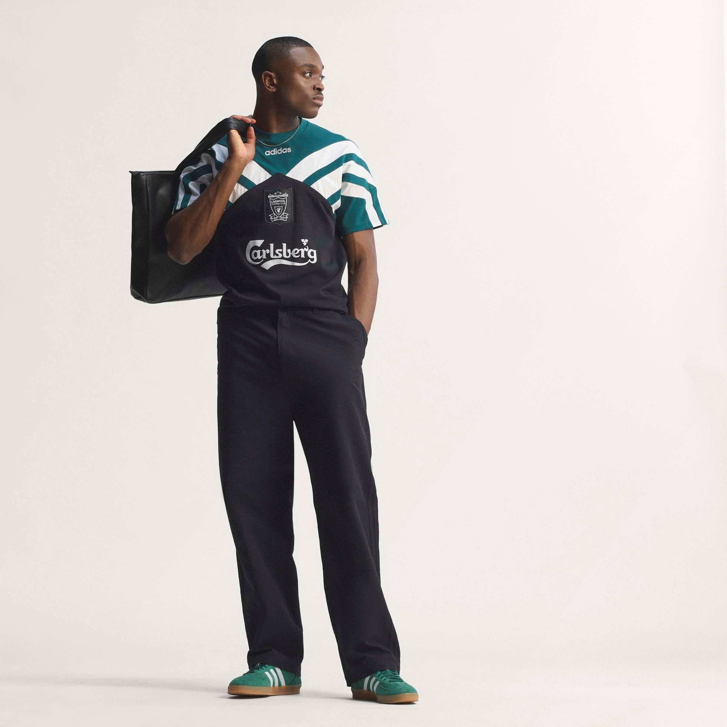 Black/Green - adidas - Liverpool 1995 T-Shirt Adults - 8