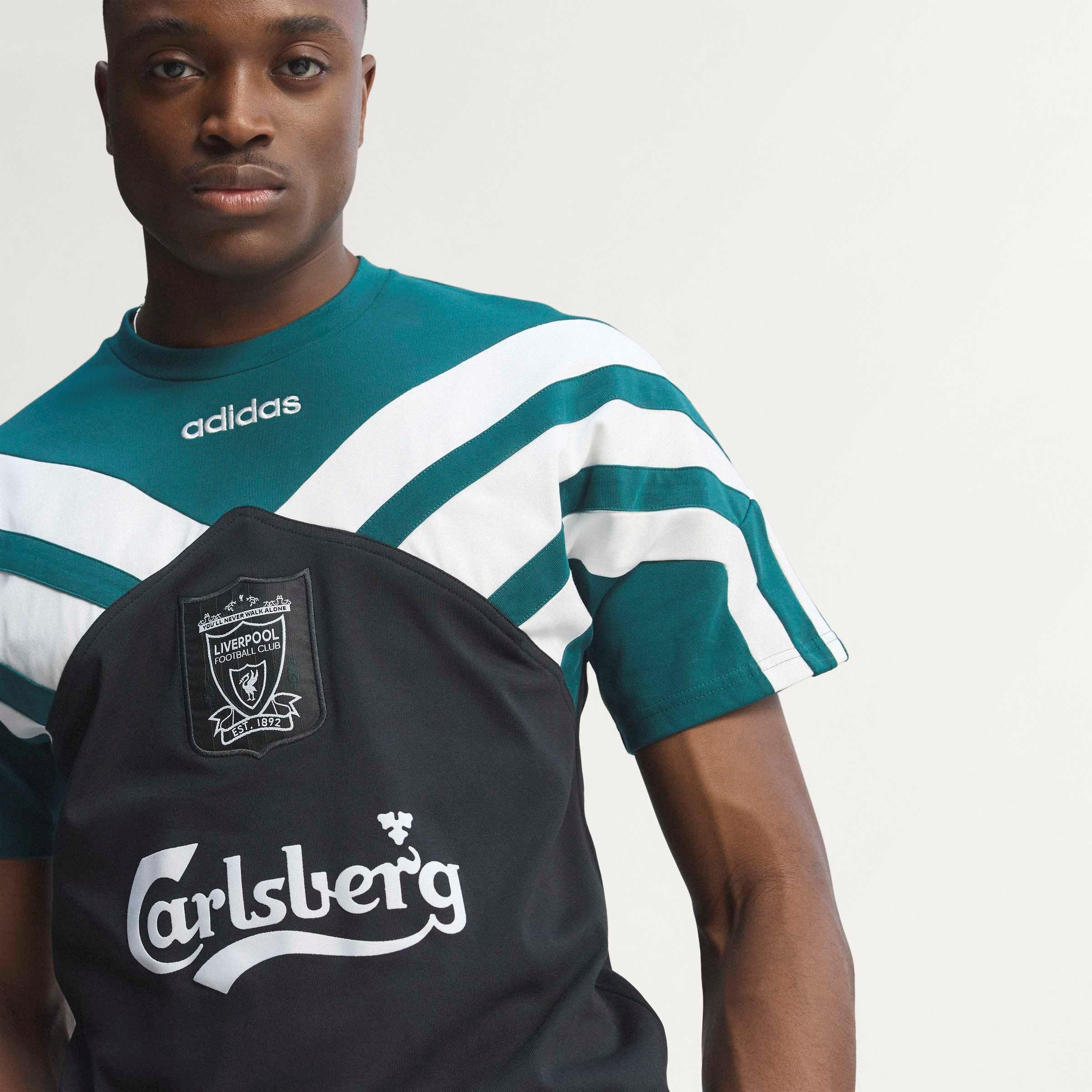 Black/Green - adidas - Liverpool 1995 T-Shirt Adults - 10