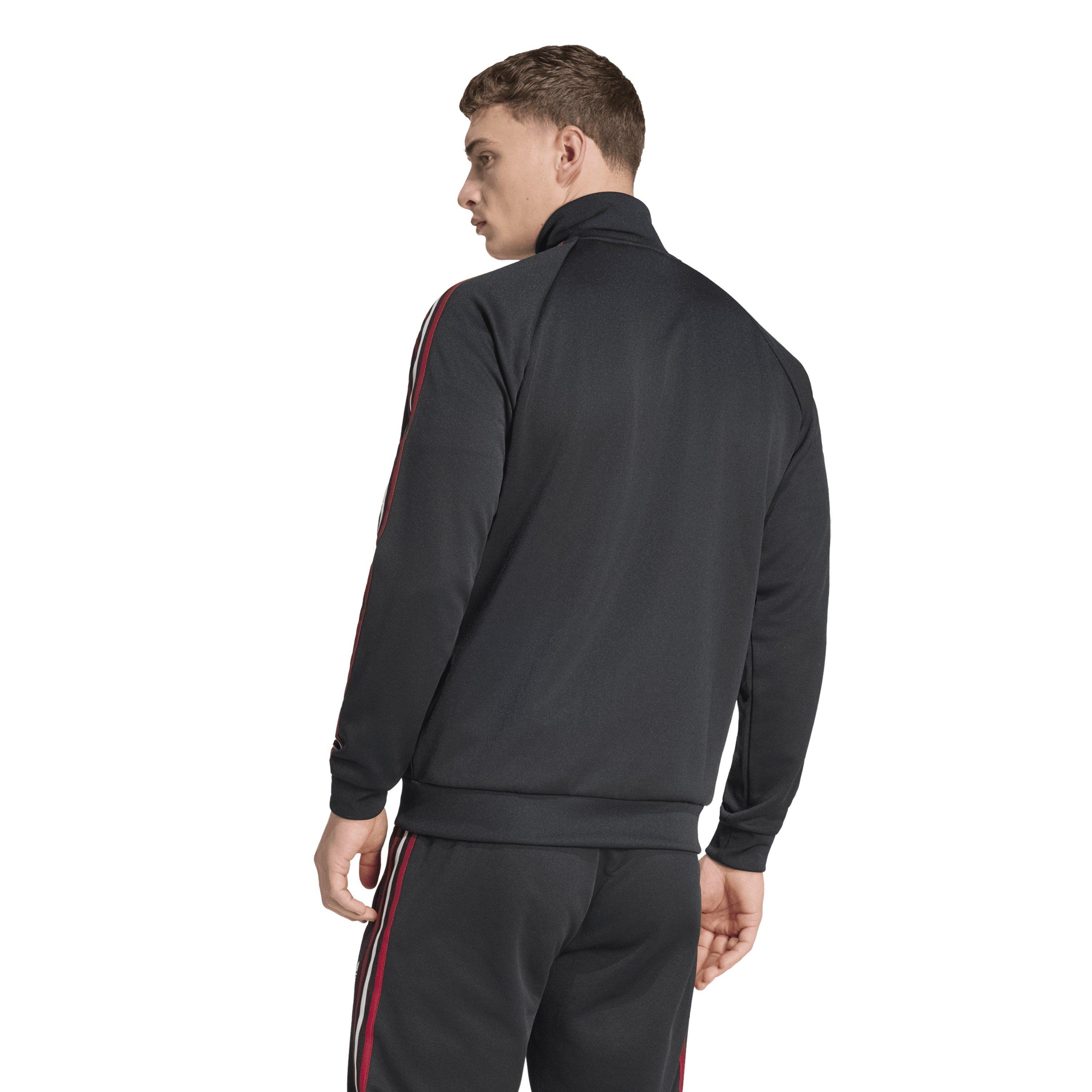 Negro/Blanco - adidas - Mens Manchester United Originals Tracksuit Top 25/26 - 3