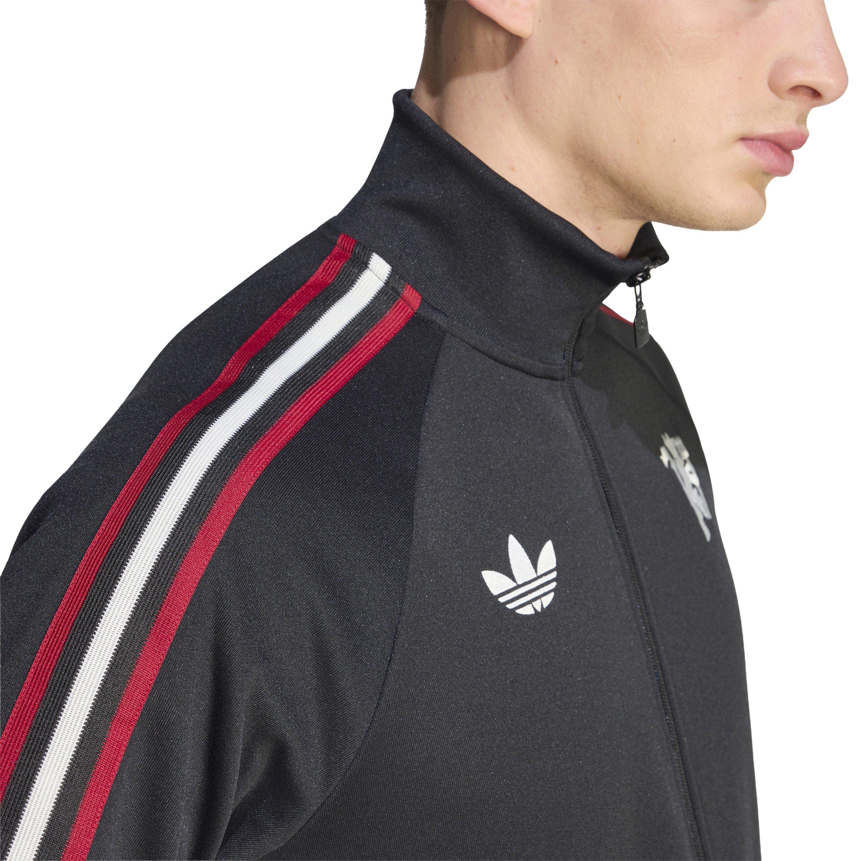 Negro/Blanco - adidas - Mens Manchester United Originals Tracksuit Top 25/26 - 5