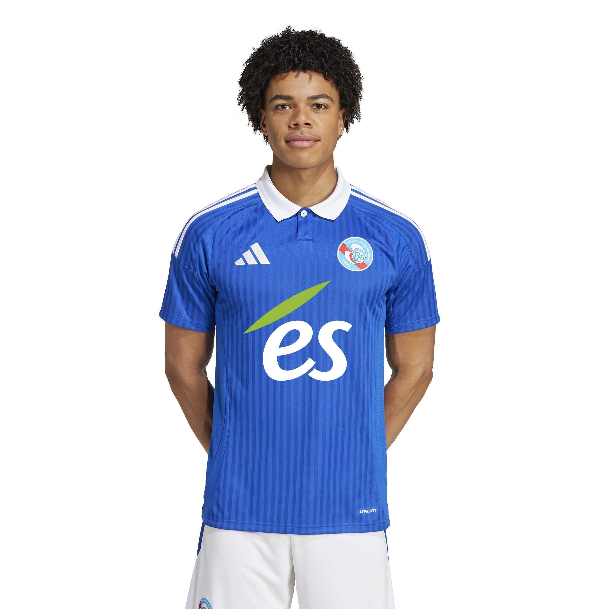 Team Königsblau - adidas - Strasbourg Home Shirt 2024 2025 Adults - 3
